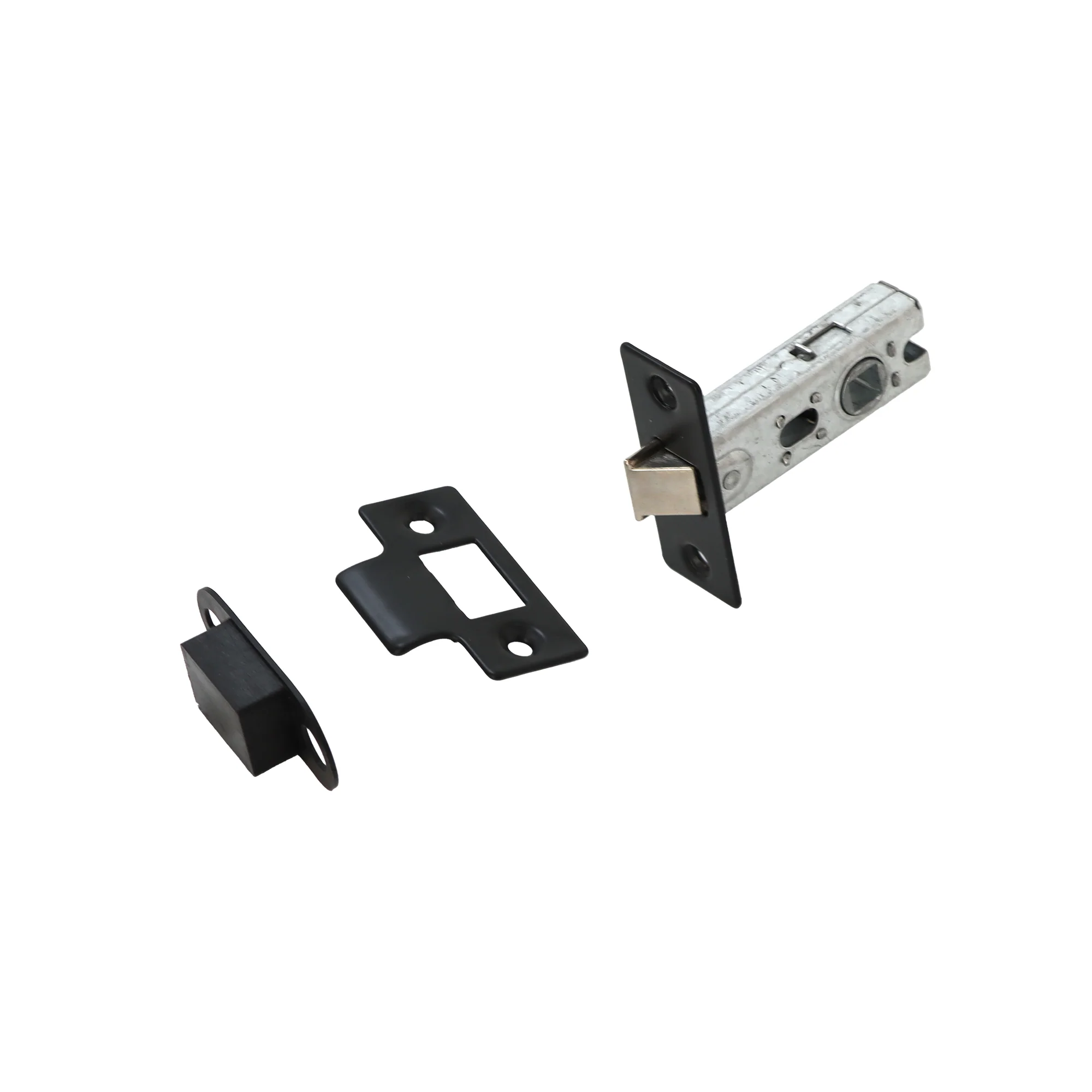 65mm Tubular Mortice Latch - Matt Black