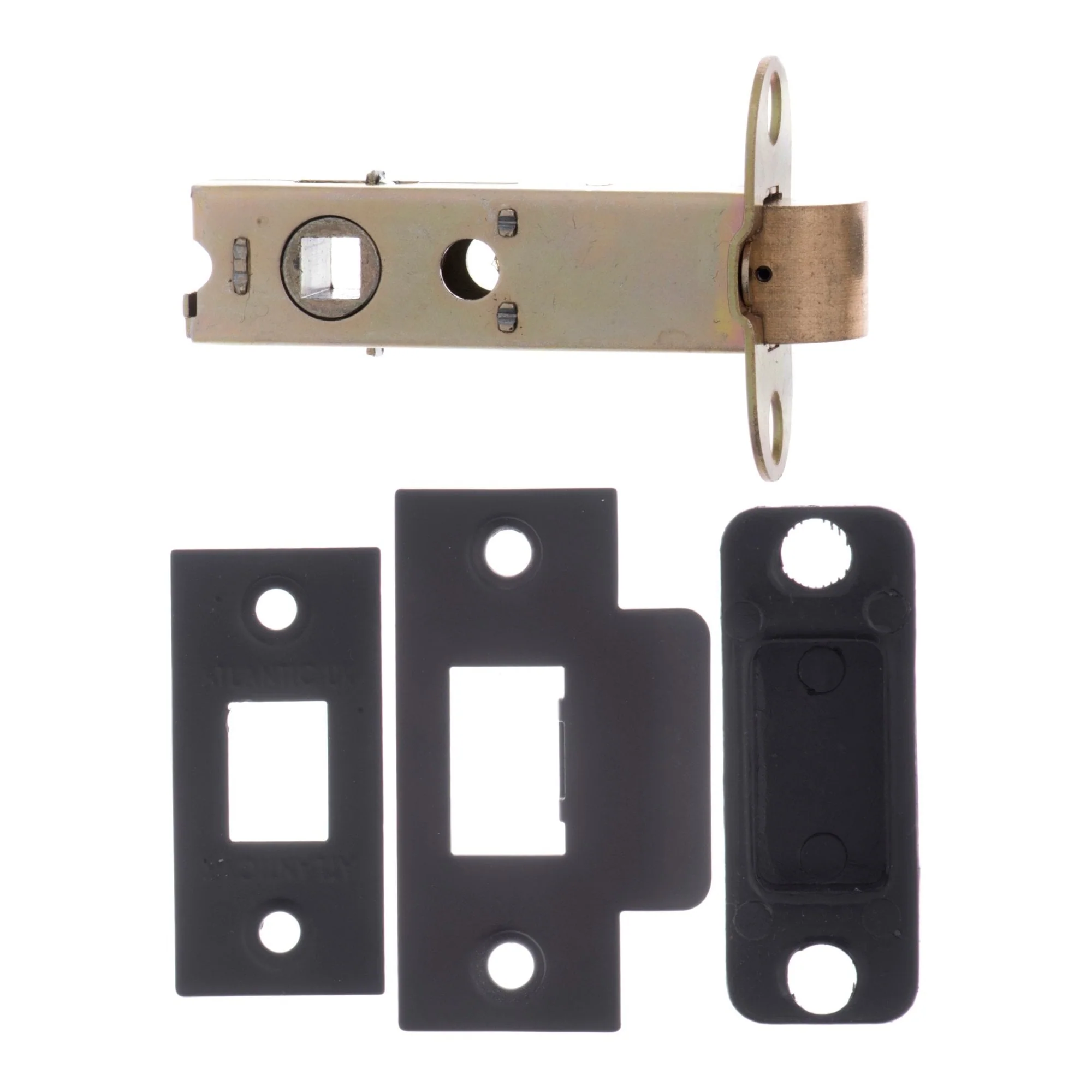 76mm (3'') Heavy Duty Bolt Through Tubular Latch - Matt Black