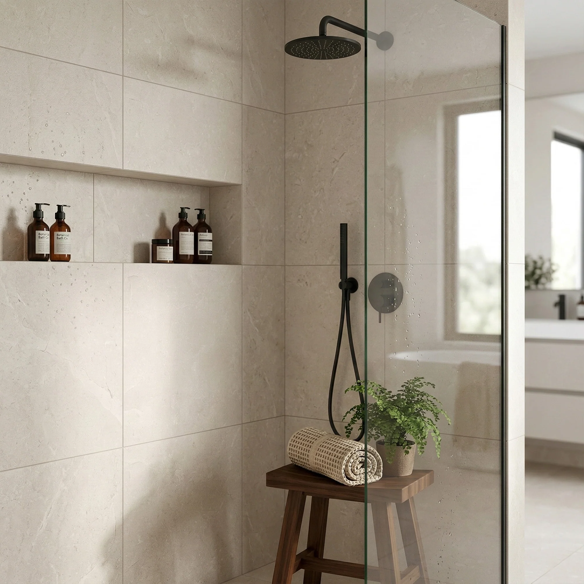 Belmont Matt - Smooth Porcelain Wall & Floor Tile Sample - Image 2
