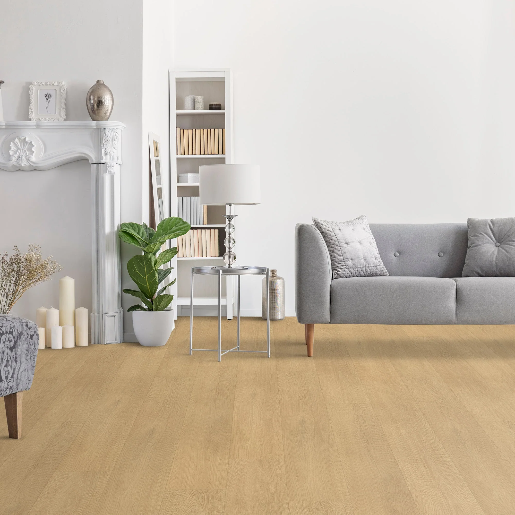 Select Sand Natural - Ocean Water-Resistant 8mm Laminate Flooring