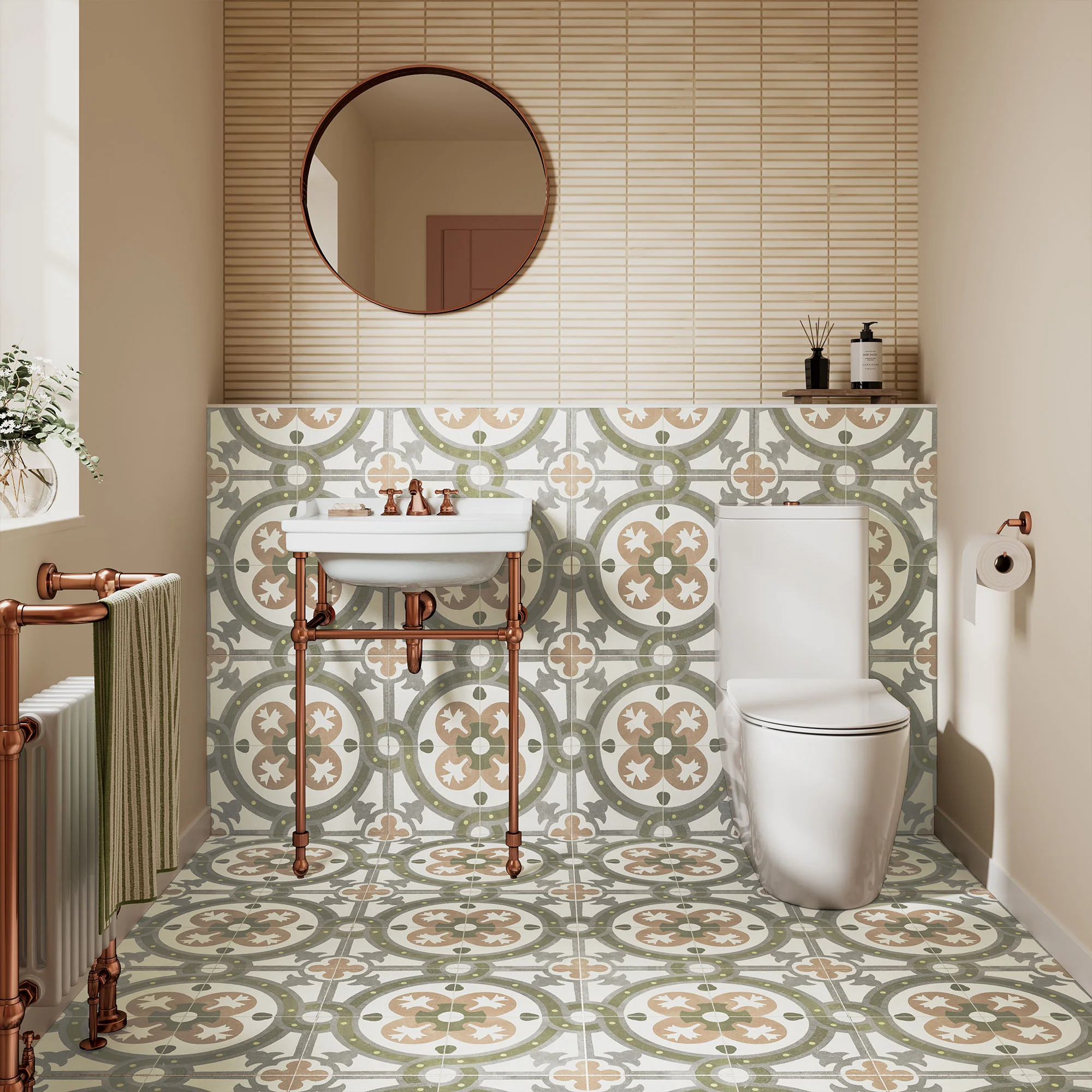 Pearl Gloss - Elara Smooth Linear Ceramic Wall Tile - Image 3