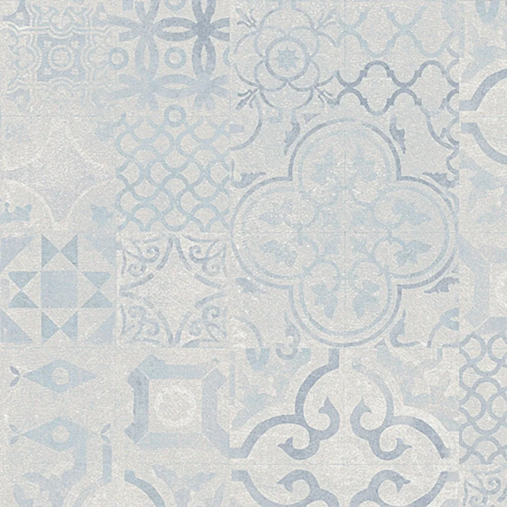 Blue Tile - Retro Water-resistant 8mm Laminate Flooring - Image 2