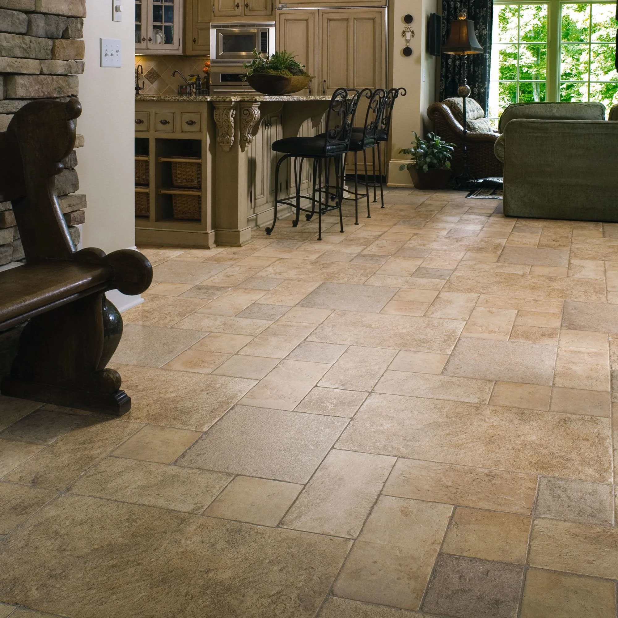 Palatino Vesubio - Stone Effects Water-resistant 8mm Laminate Flooring - Image 3