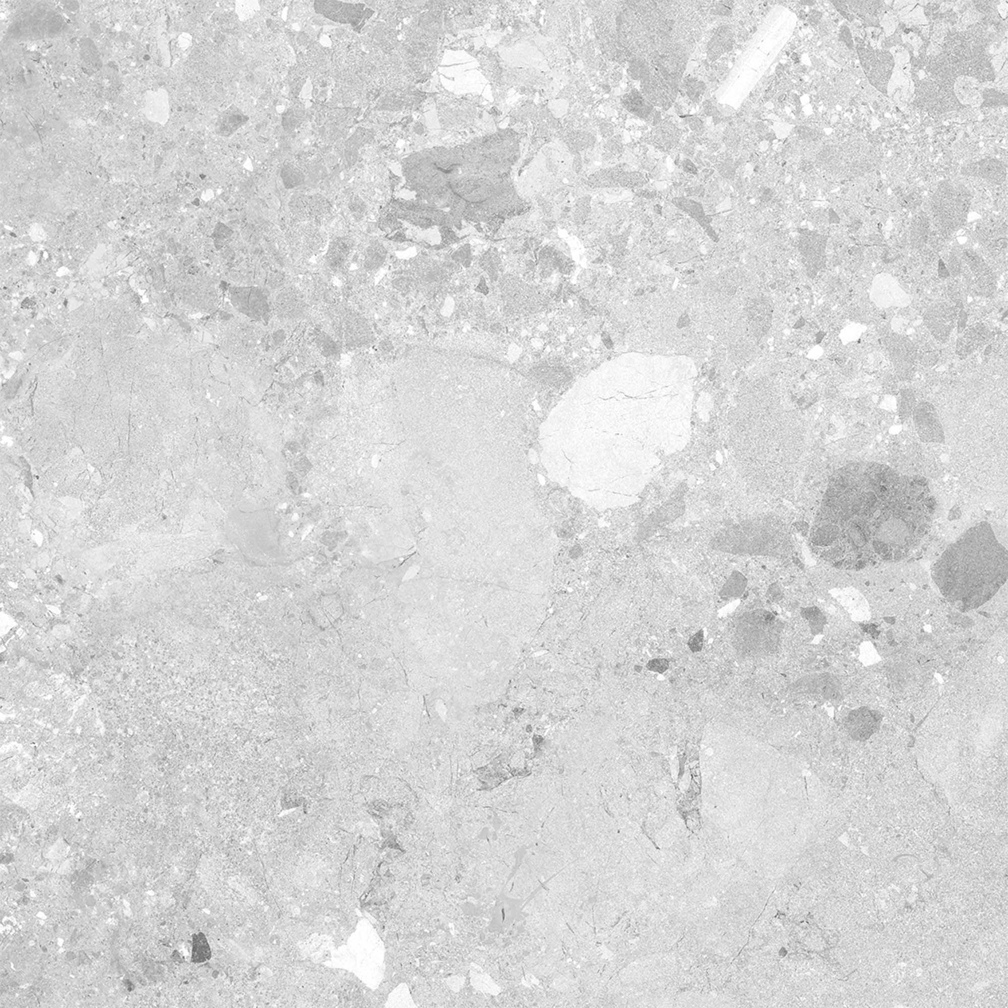 Grey Matt - Terazzia Smooth Porcelain Wall & Floor Tile Sample - Image 3