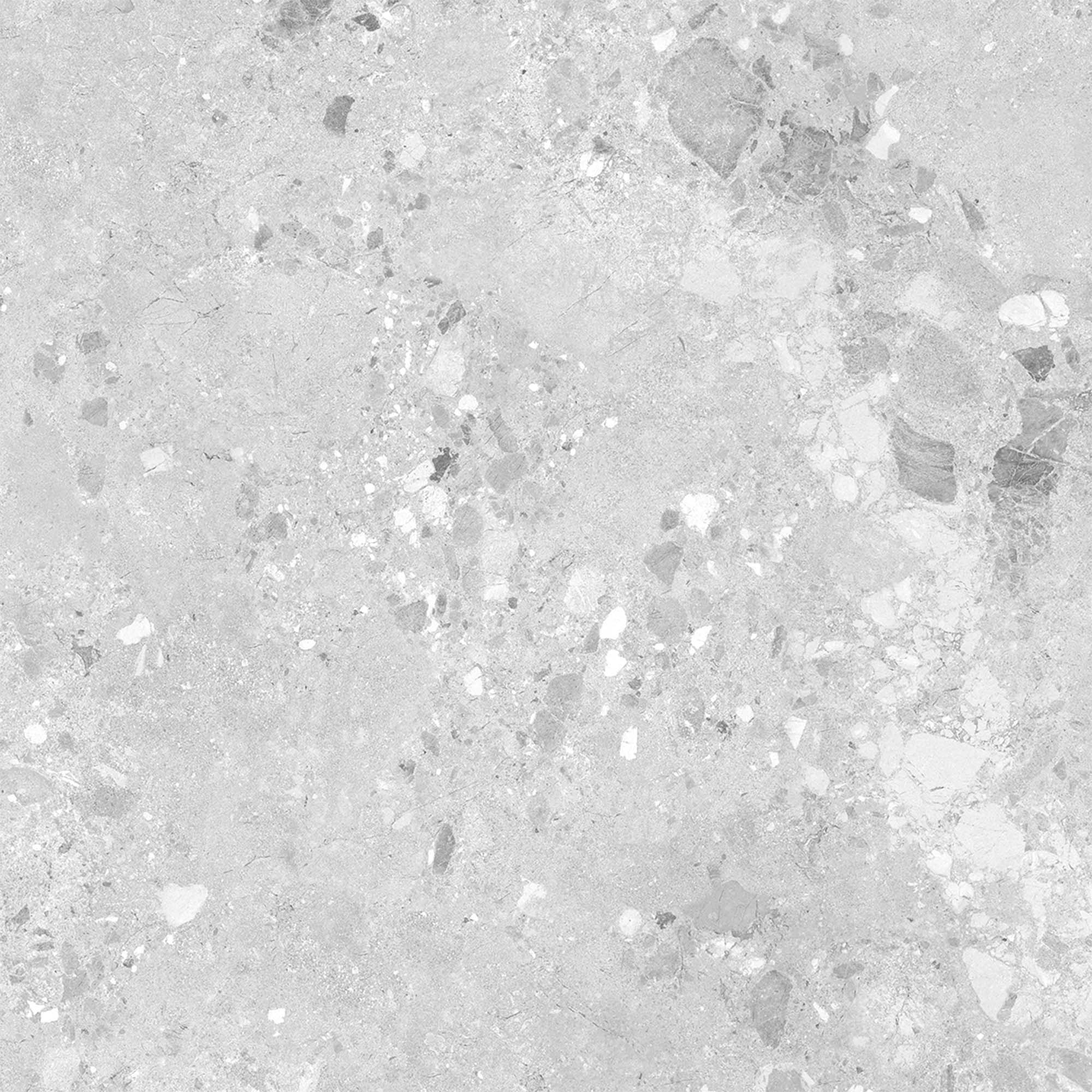 Grey Matt - Terazzia Smooth Porcelain Wall & Floor Tile Sample - Image 4
