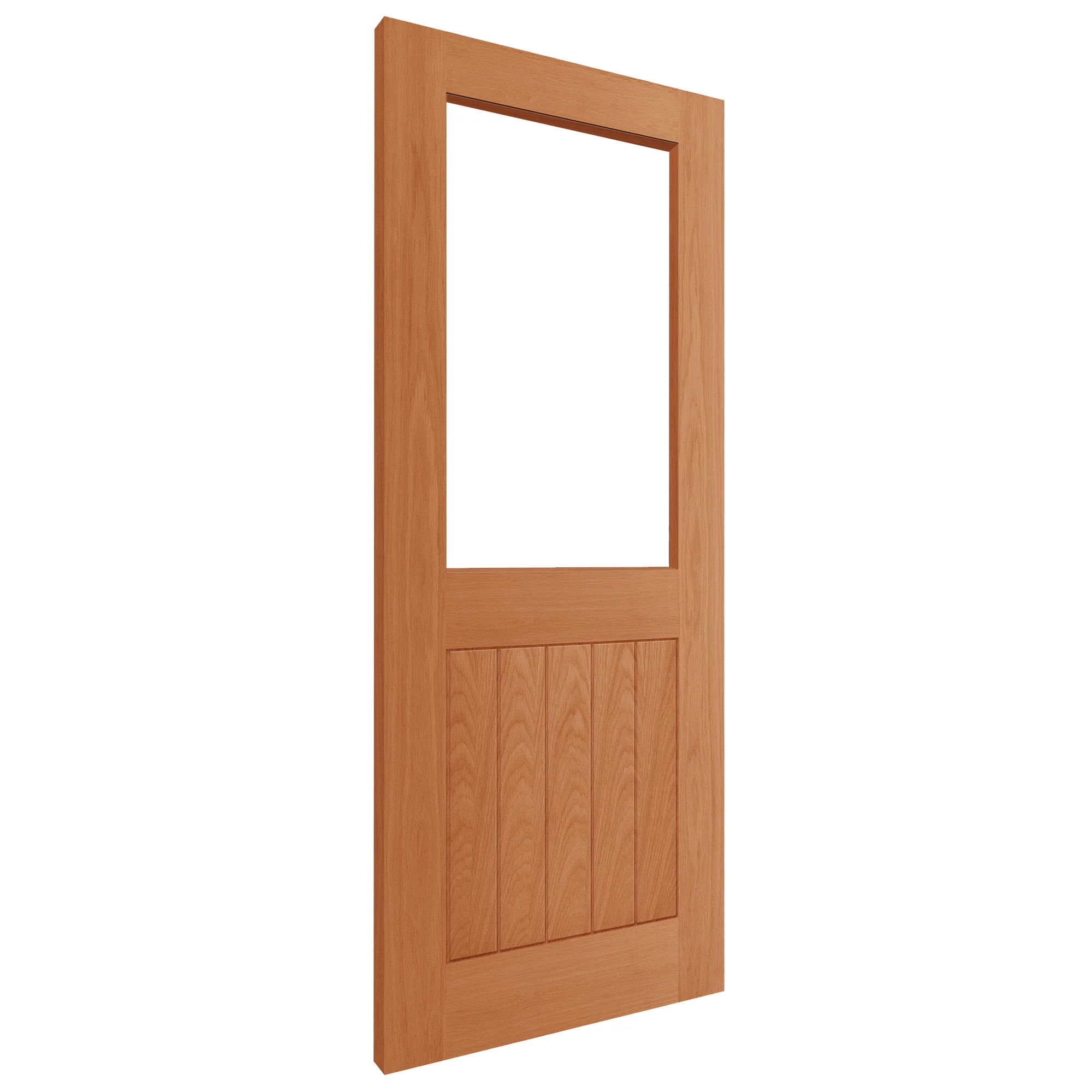 Oak Internal Fully Finished Farley Half Light Clear Glass Door - Image 2