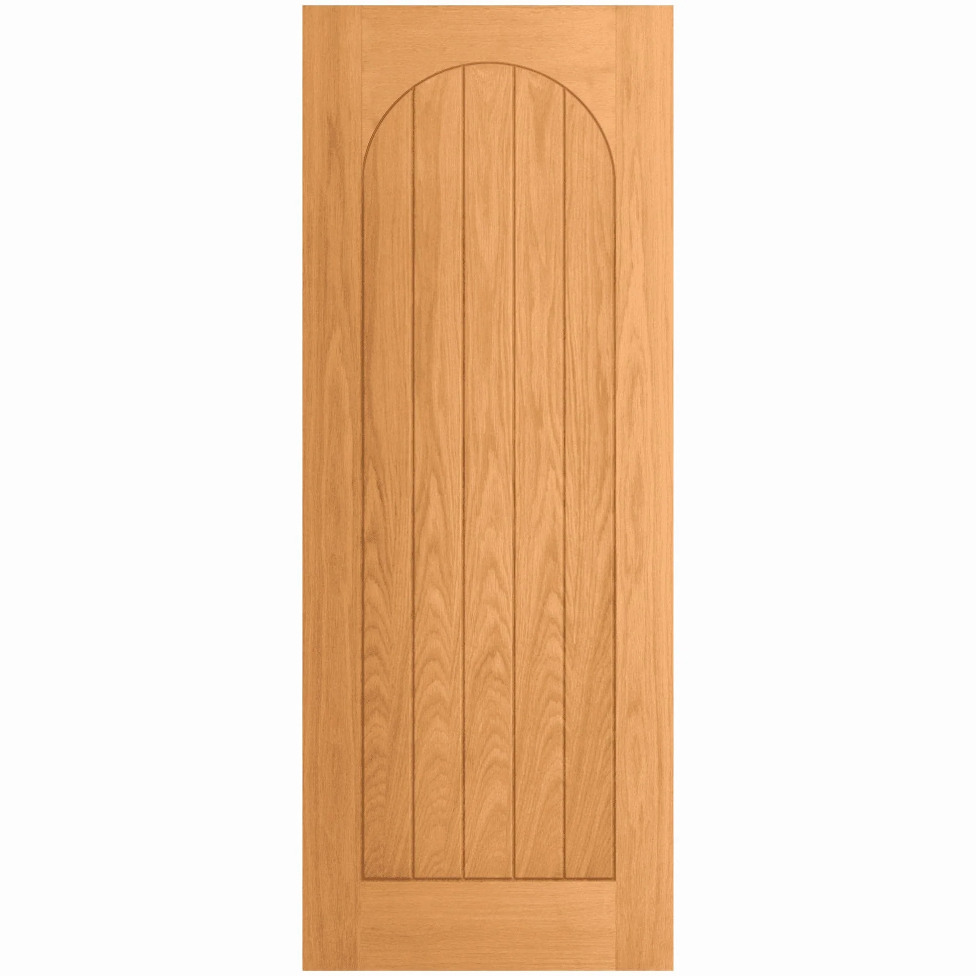 Oak Internal Fully Finished Farley Arched Square Top Double Door - Image 3