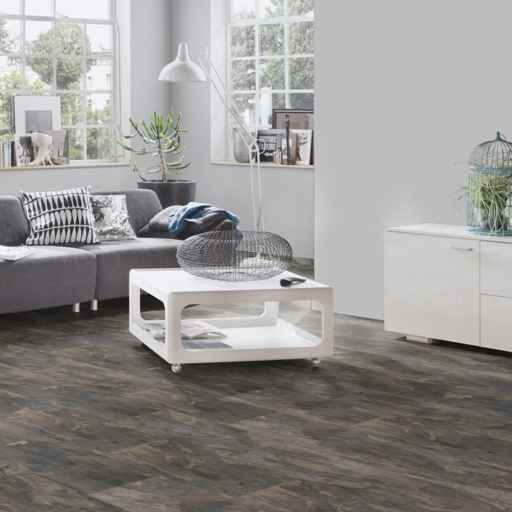 Pewter Slate - Atlantic 8mm Moisture Resistant Laminate Flooring - Image 11