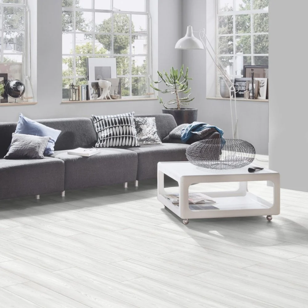 Virgin Scandi Larch - Atlantic 10mm Handscraped Moisture Resistant Laminate Flooring - Image 5