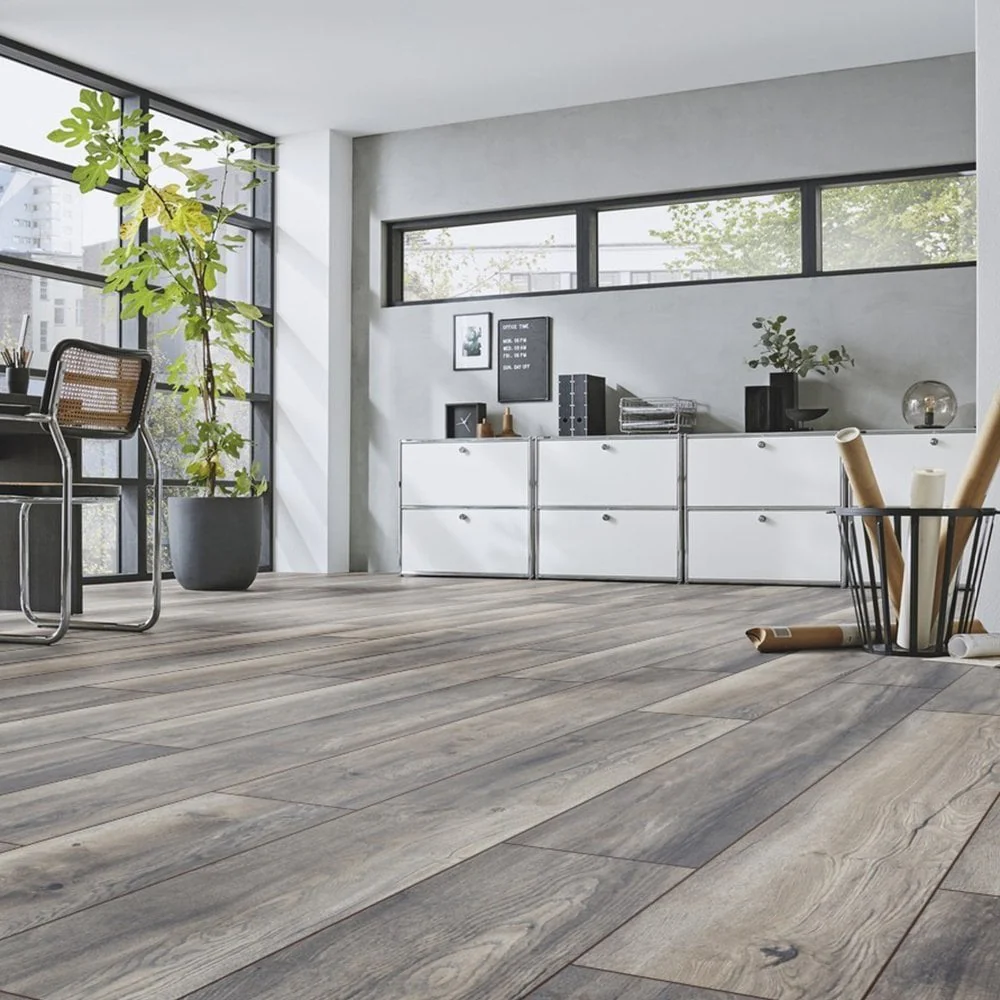 Harbour Grey Oak - Robusto Villa 12mm Waterproof Laminate Flooring - Image 3
