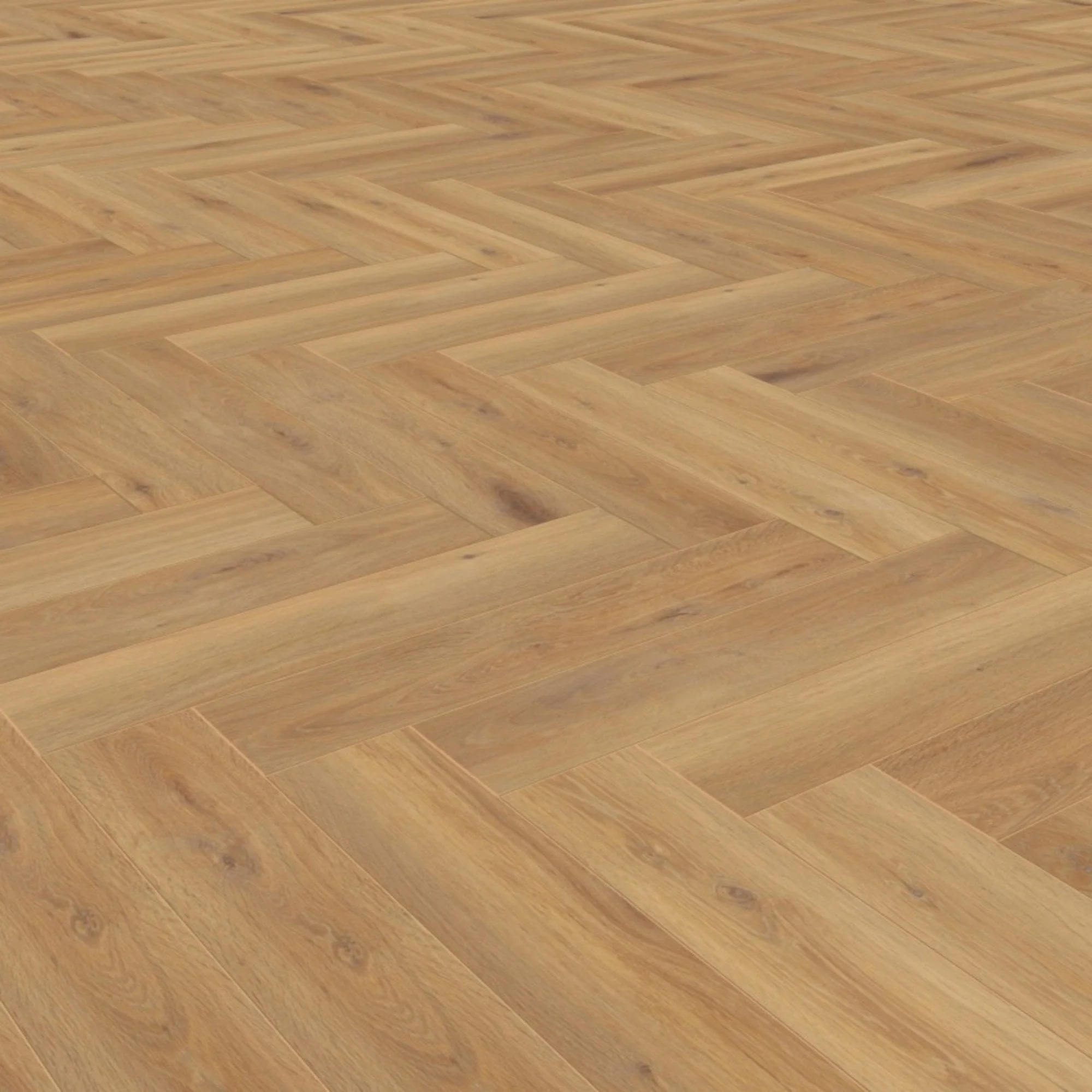 Pisa Oak - Herringbone 8mm Laminate Flooring - Image 3