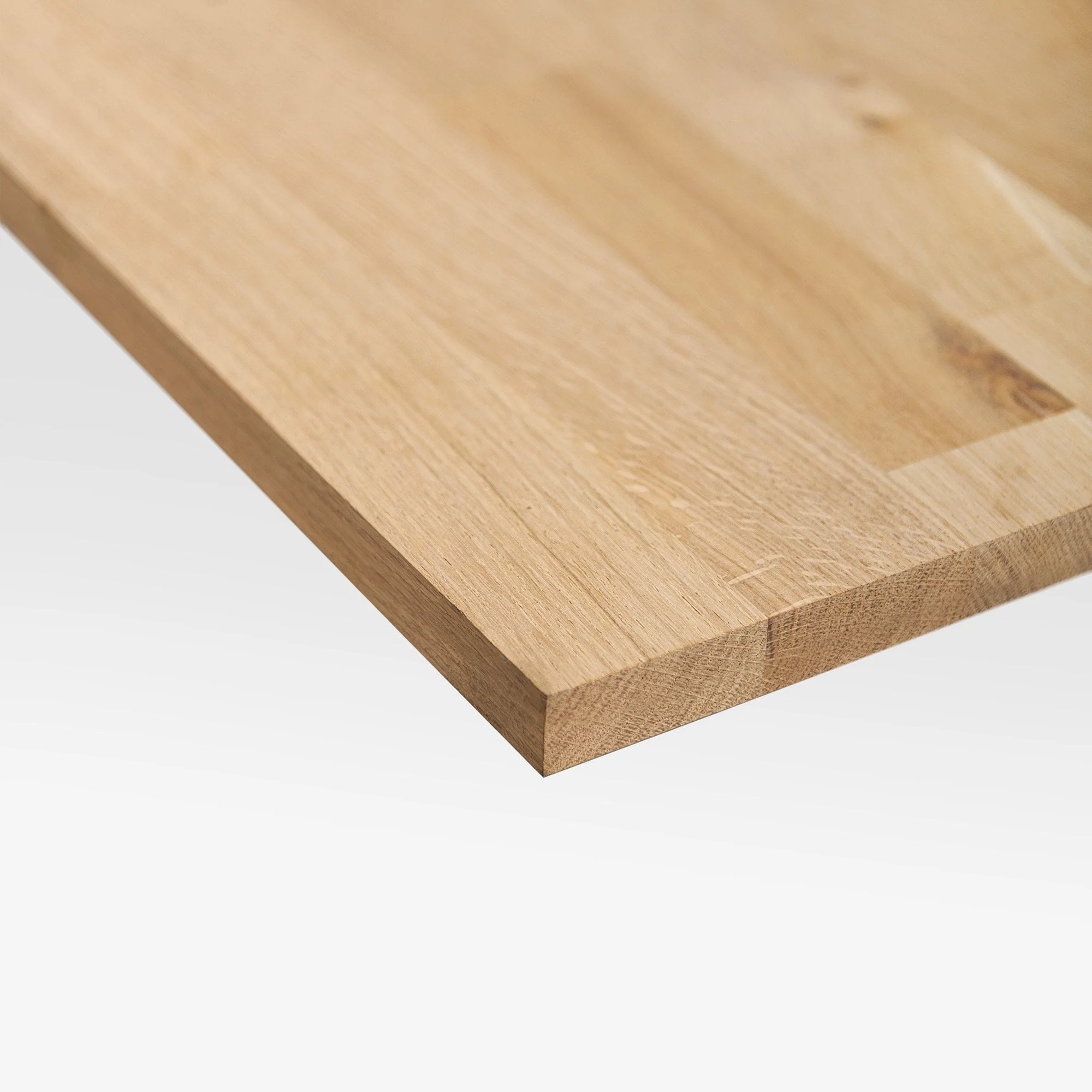 18mm Solid Finger-Jointed European Oak Furniture Board (2.40m), Euro Oak - Image 2