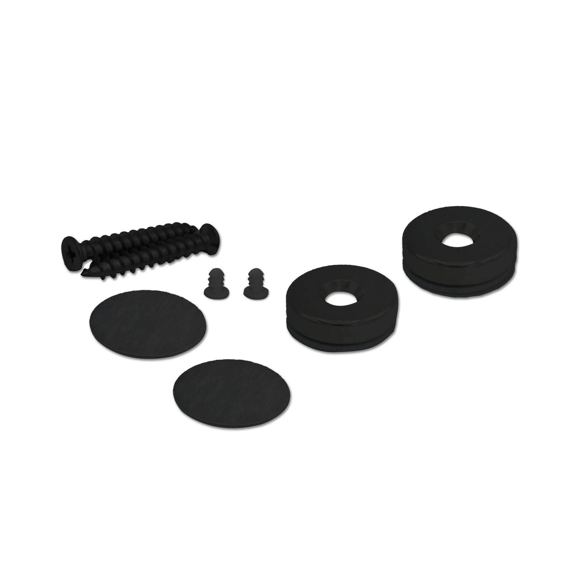 24mm Flush Mounted Countersunk Magnetic Catch - Black - Image 2