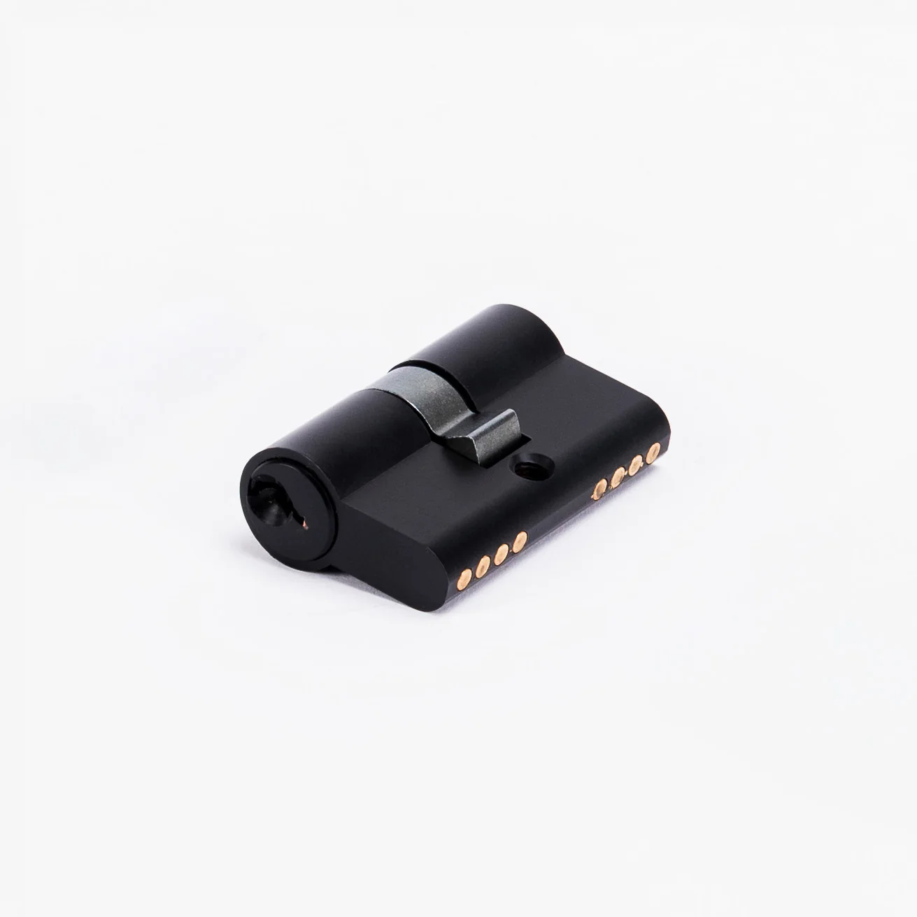 50mm 3 key 5 pin Euro key cylinder - Black