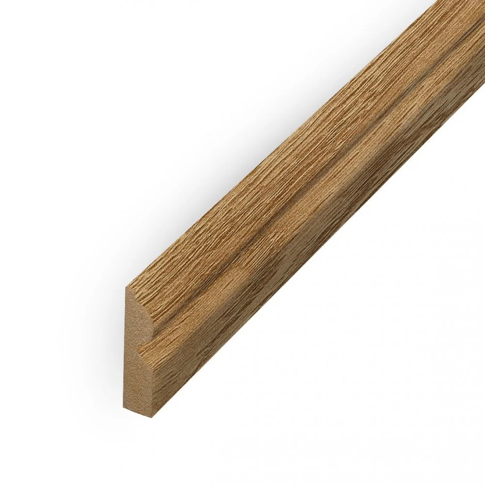 Dark oak - 2.4m Torus Laminate Skirting Board - Image 4
