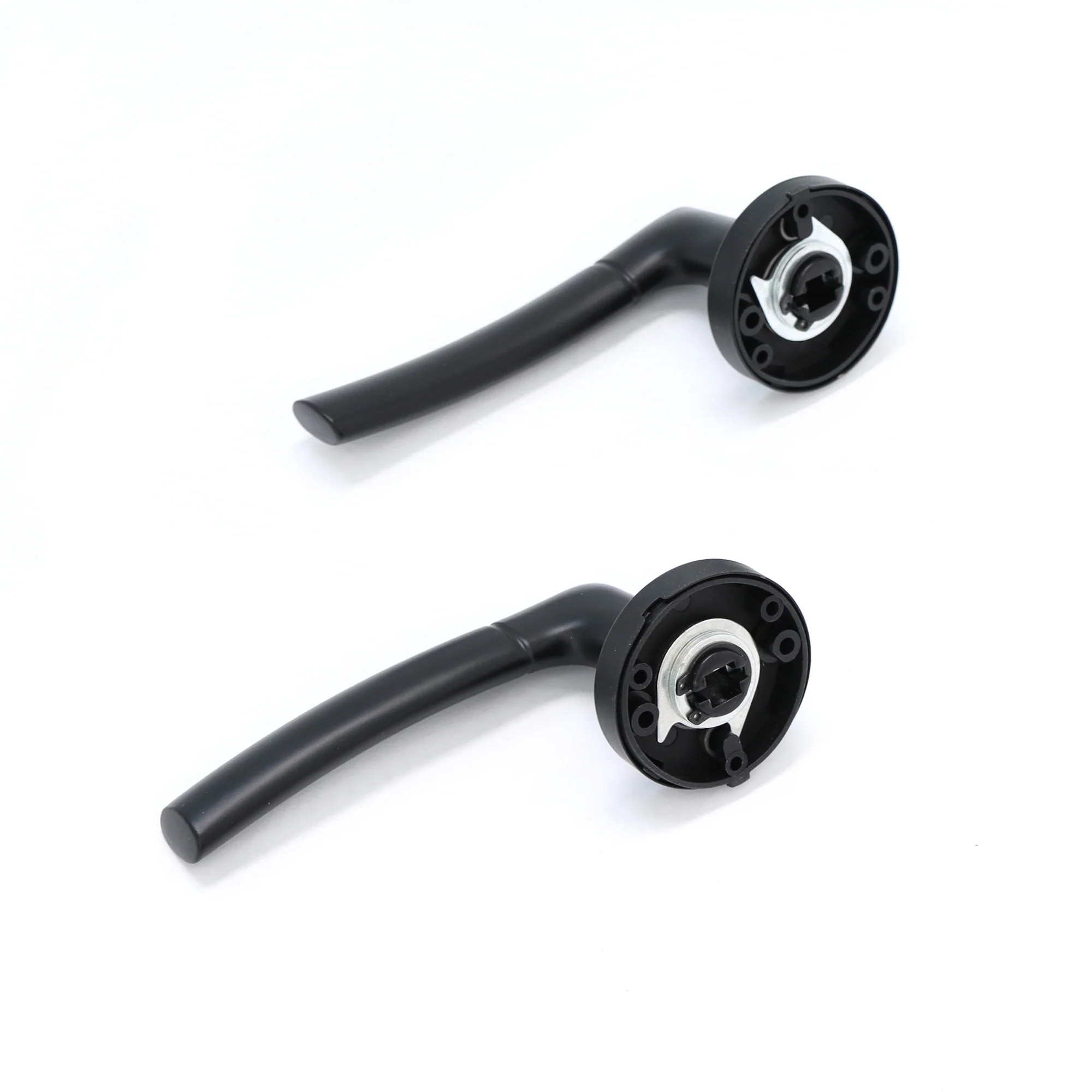 Lifestyle Alcor Lever on Round Rose Handle Set - Matt Black - Image 3