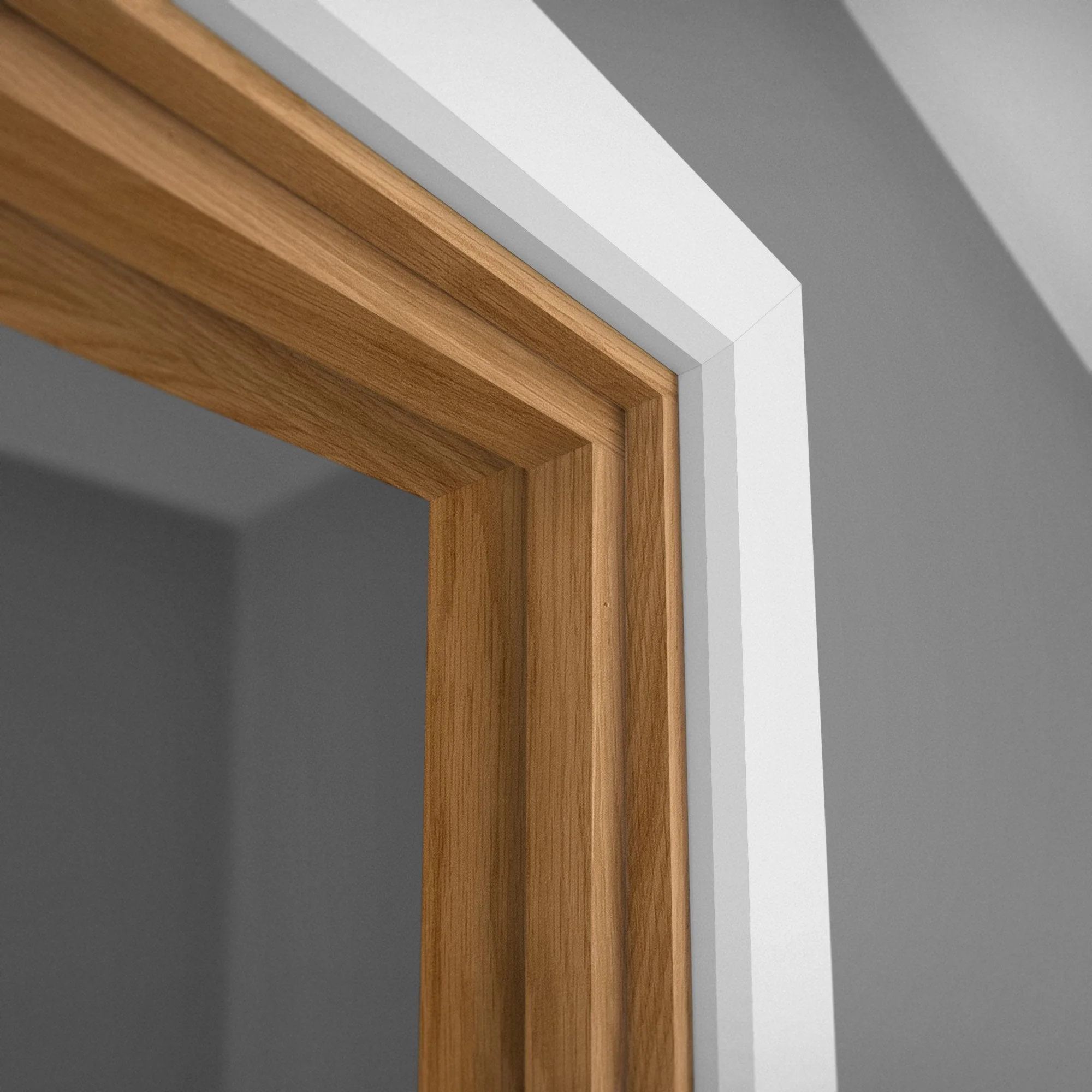 Oak Veneer Fully Finished Door Lining Set 108mm - Image 2