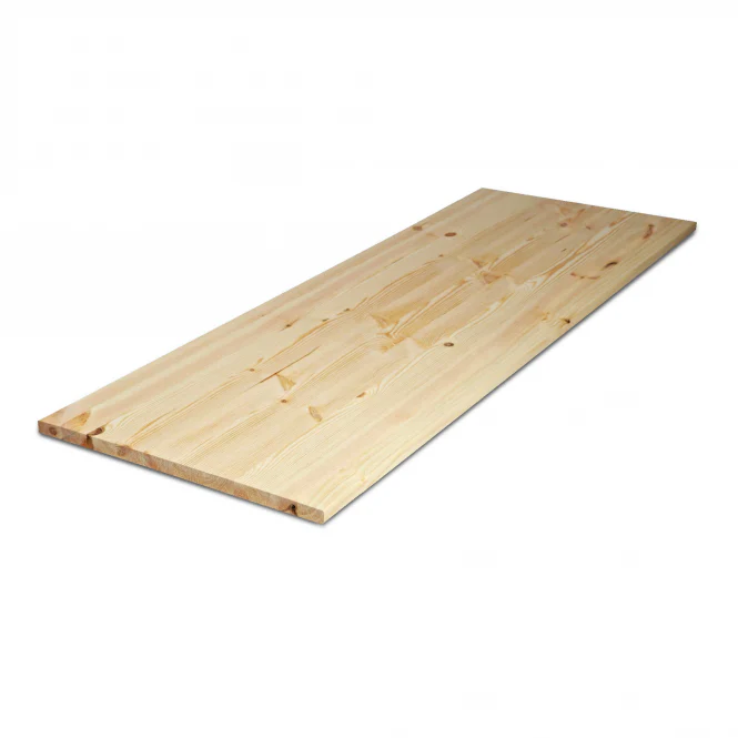 Solid Redwood Pine 27mm Furniture Board, Redwood Pine - Image 4