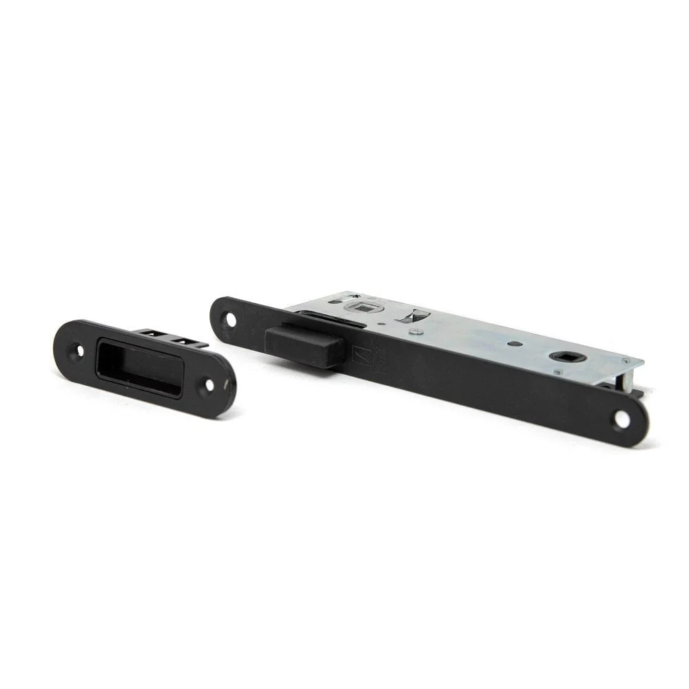 Studio Industrial Slim 1317 Matt Black Lever Handle Pack with Magnetic Lock - Image 4