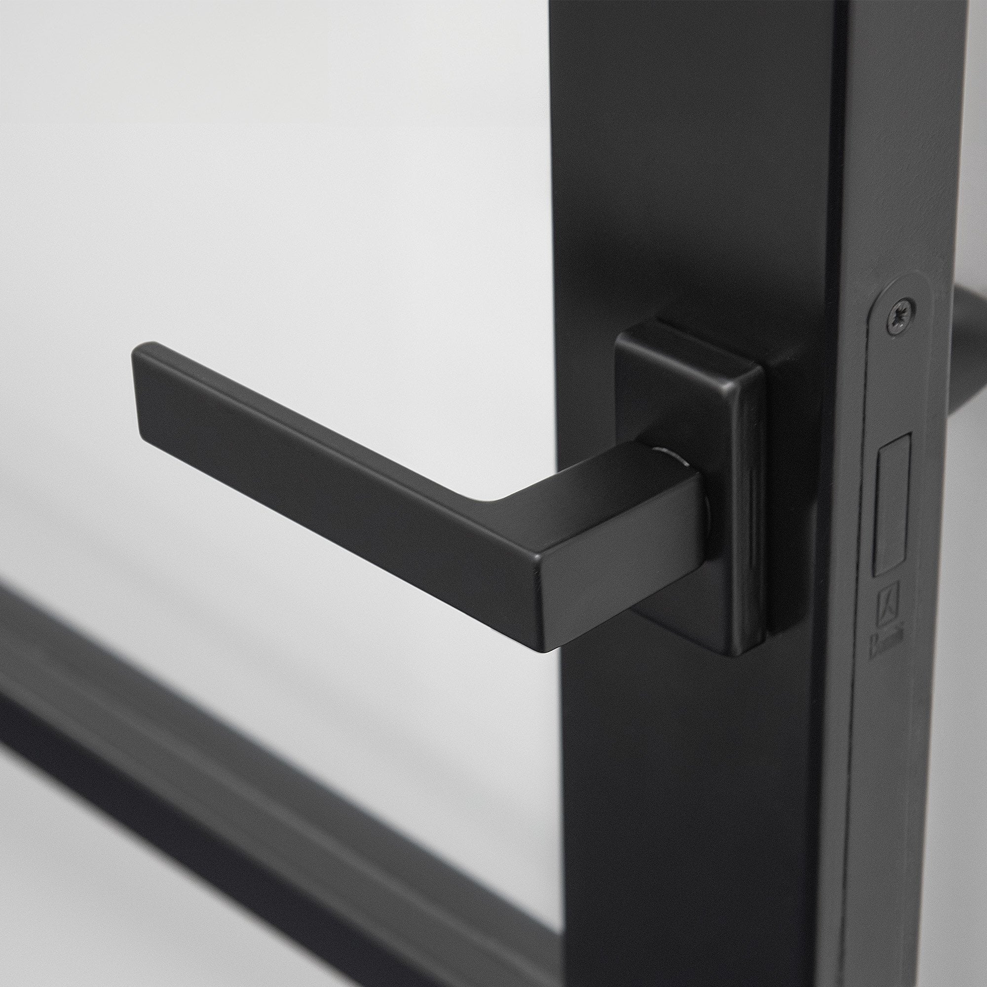 Studio Industrial Slim Square Lever on Backplate Handle Pack - Image 2