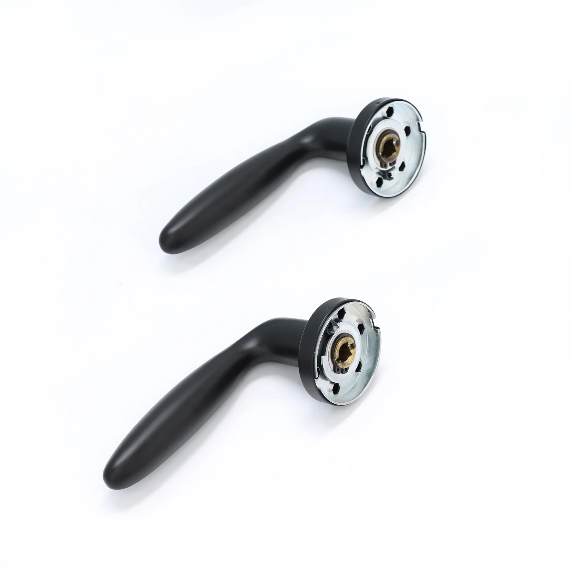 Superior Sirius Lever on Round Rose Handle Set - Matt Black - Image 4