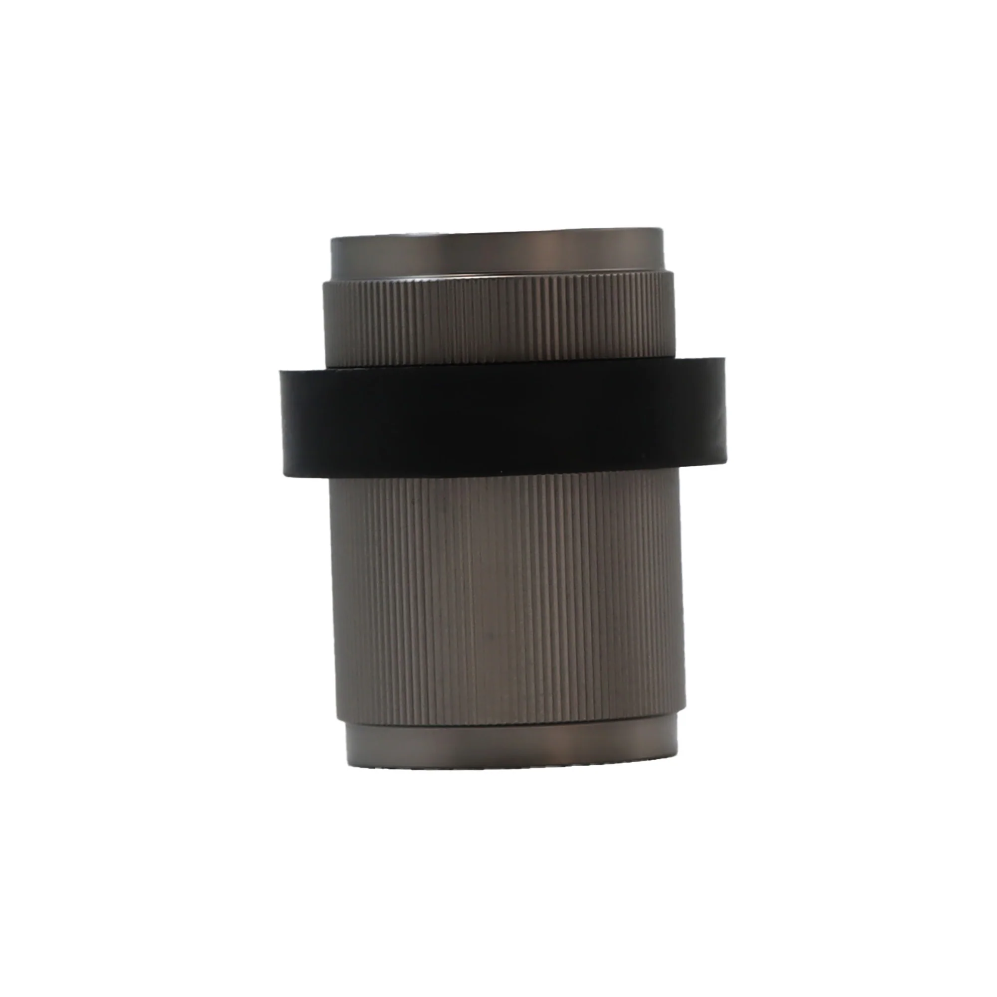 Fluted Round Door Stopper - Gun Metal - Image 2