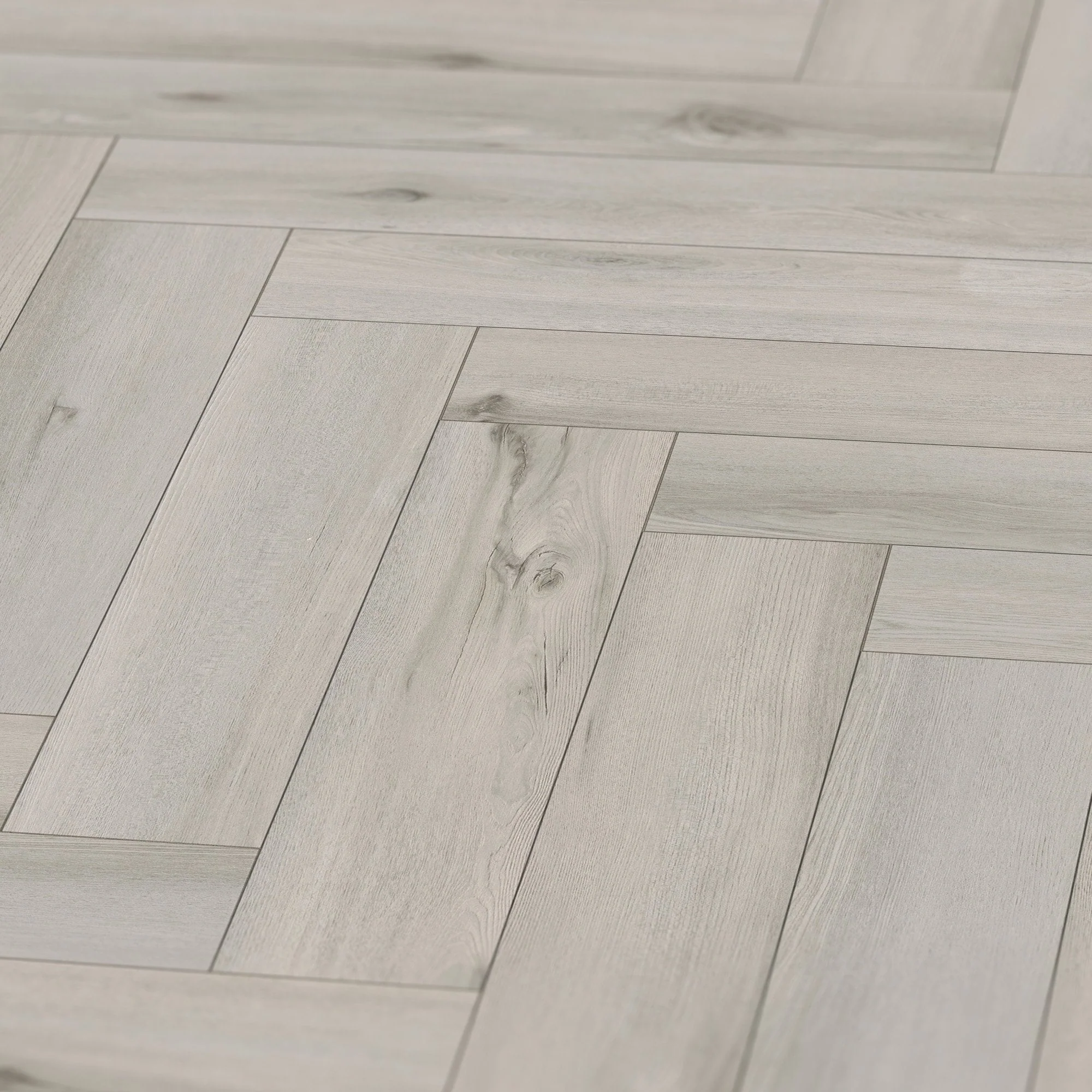Merritt Oak - Foundation Herringbone LVT 5mm Anti-Microbial UV Coated Rigid Core Vinyl Flooring - Image 3