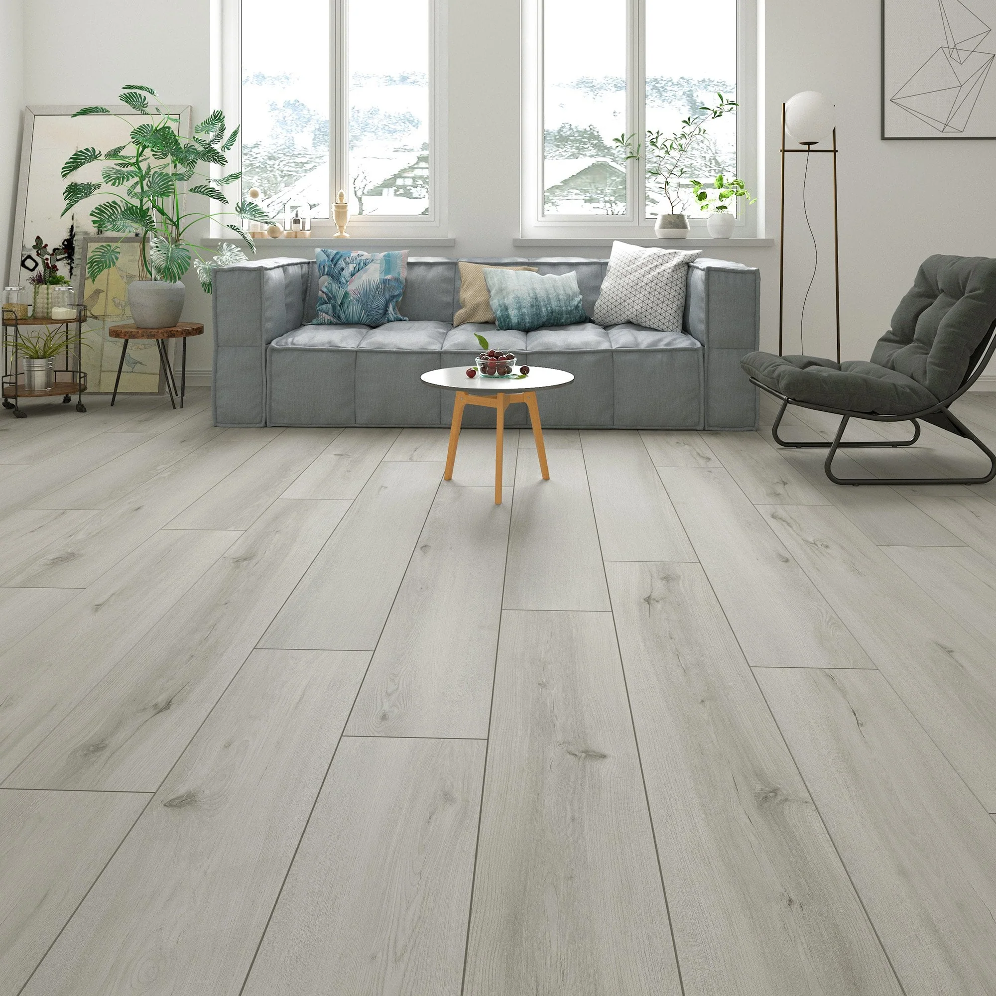Merritt Oak - Prime Plus 5mm Embossed Purecoat Rigid Core Vinyl Flooring