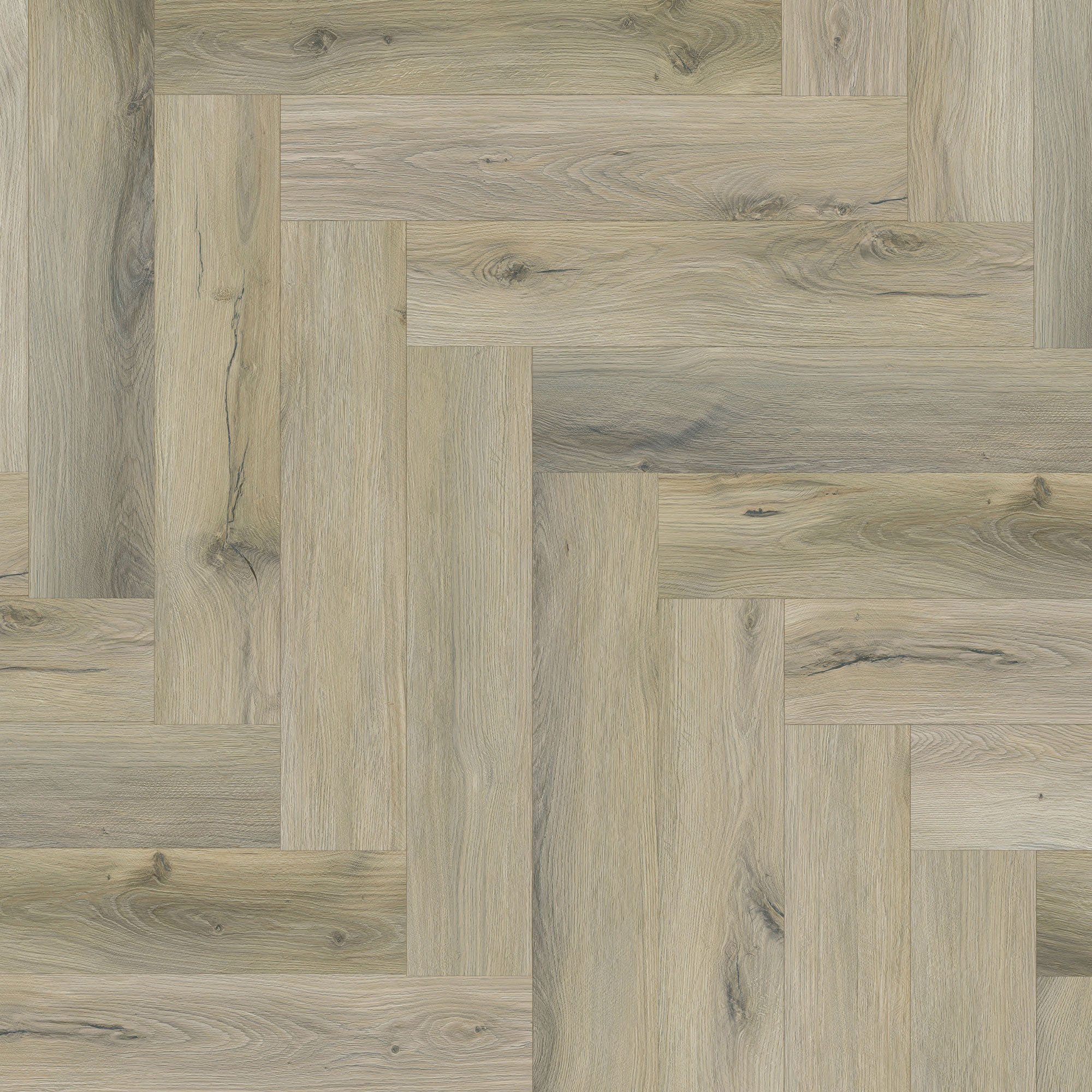 Mission Oak - Foundation Herringbone LVT 5mm Anti-Microbial UV Coated Rigid Core Vinyl Flooring - Image 2