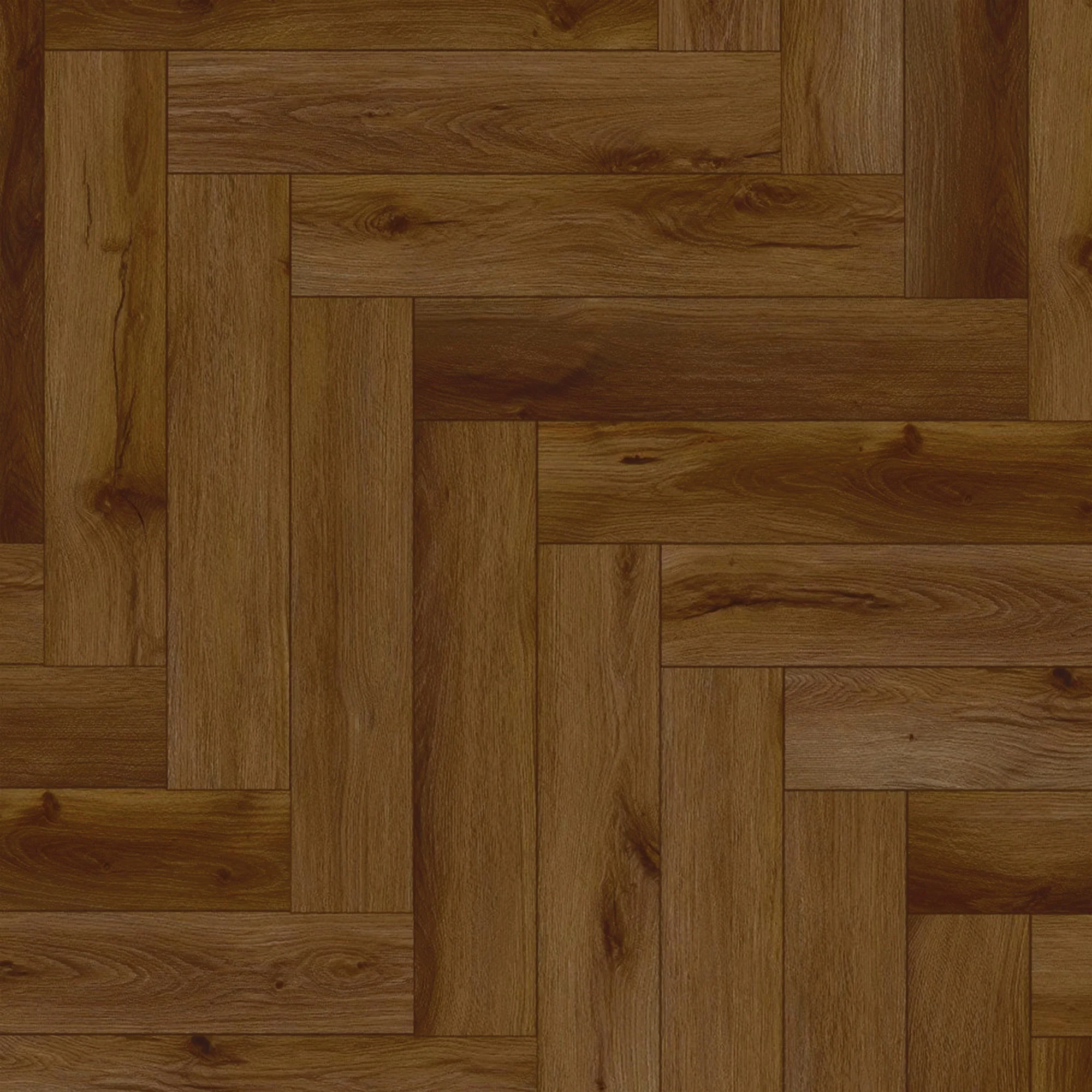 Quesnel Oak - Foundation Herringbone LVT 5mm Anti-Microbial UV Coated Rigid Core Vinyl Flooring - Image 2