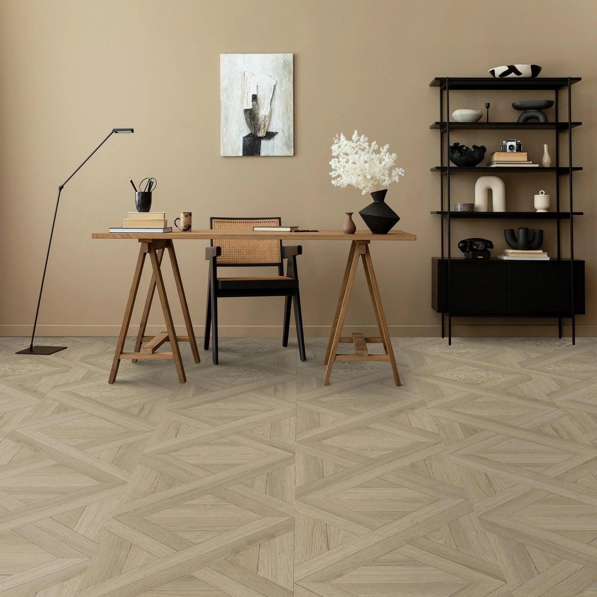 Surrey Oak - Luxe Vision Pre-Grouted 5.5mm Stone Embossed UV Coated Rigid Core Vinyl Flooring - Image 9