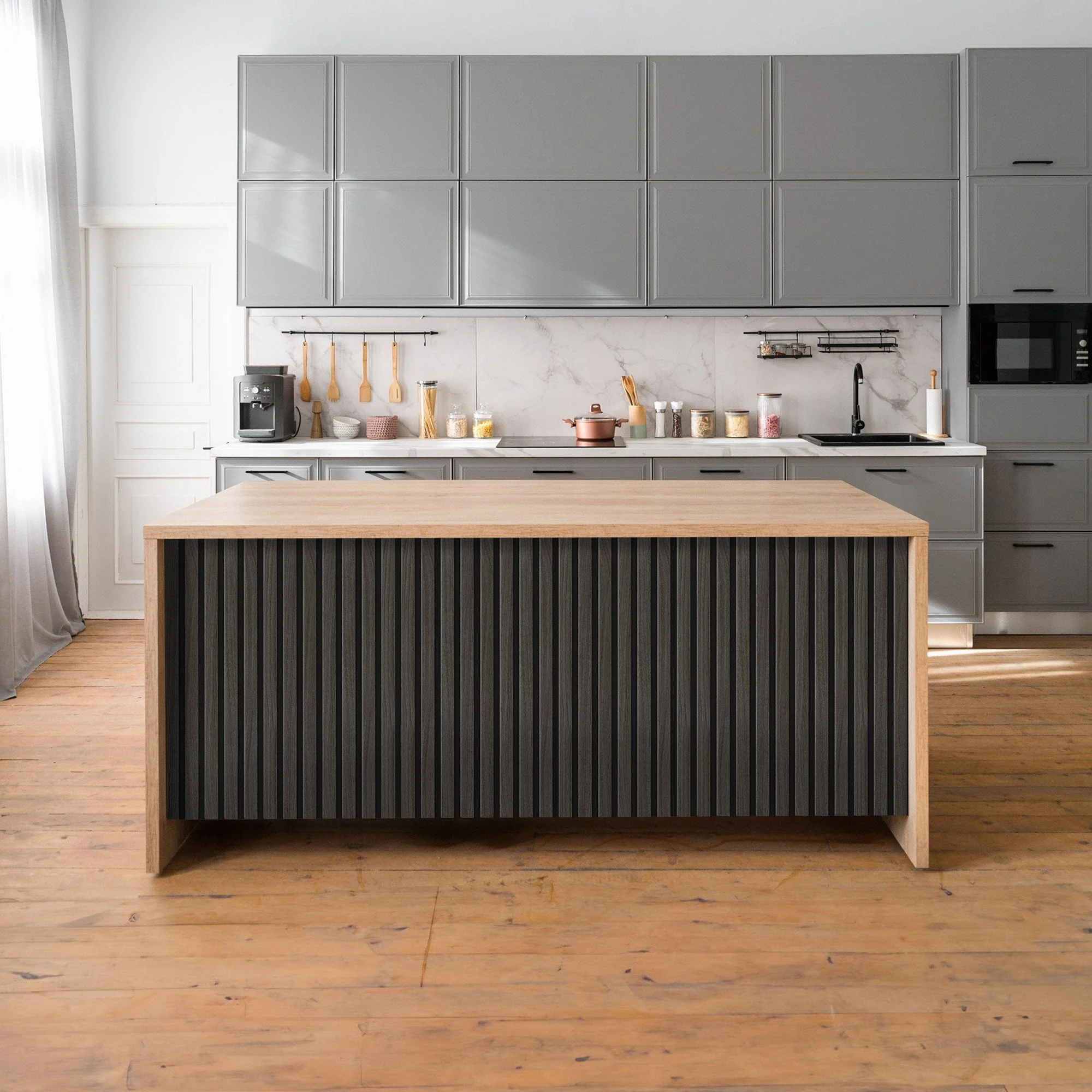 Dark Grey - Elevation Acoustic 20mm Fully Finished Wall Panelling - Image 6