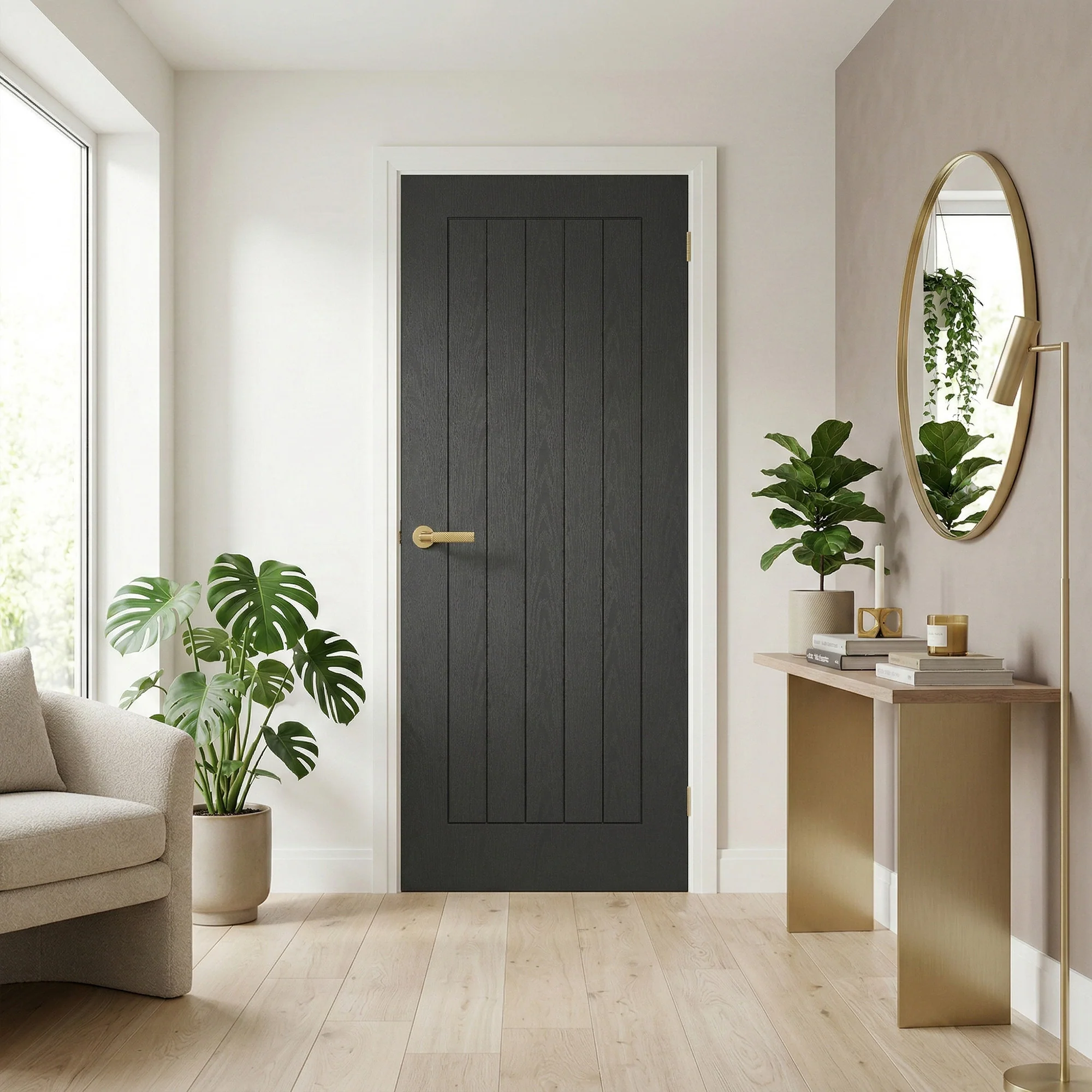 Ash Grey Internal Fully Finished Farley Door