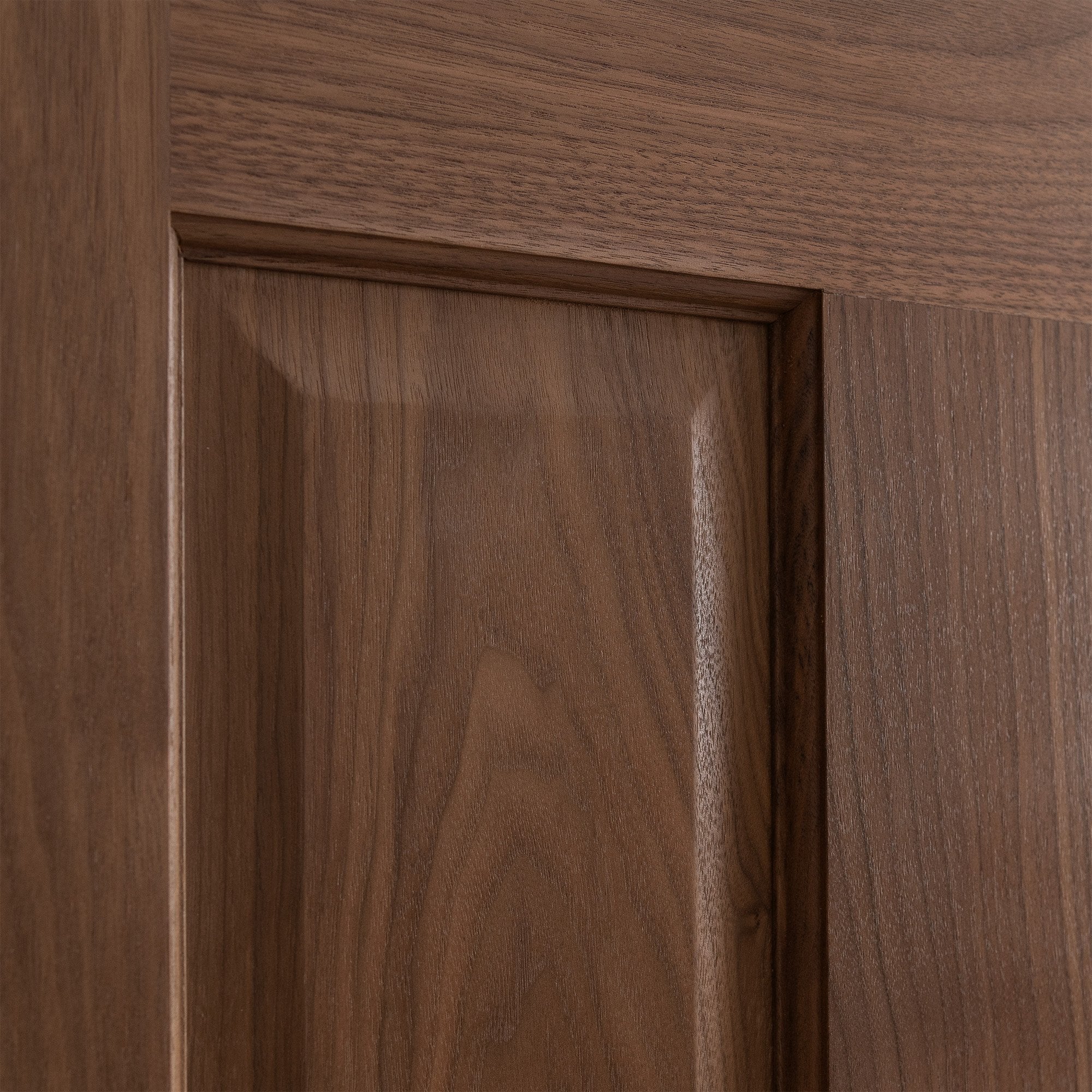Internal Walnut Fully Finished 4 Panel Victorian Door - Image 6