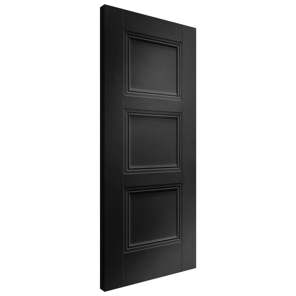 Jet Black Internal Fully Finished Elegance Ripley FD30 Fire Door - Image 2
