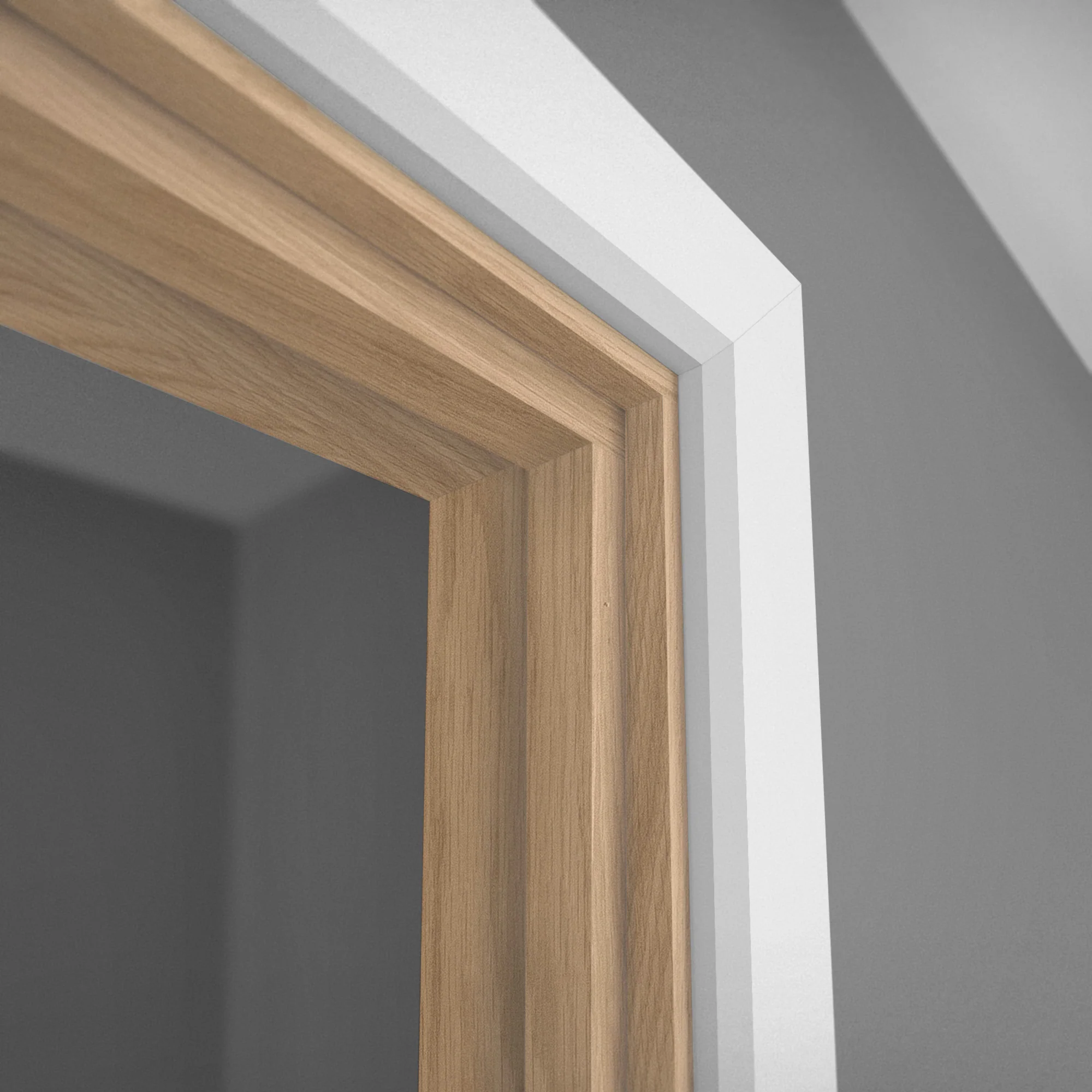 Oak Veneer Internal Unfinished Door Lining 133mm - Image 2