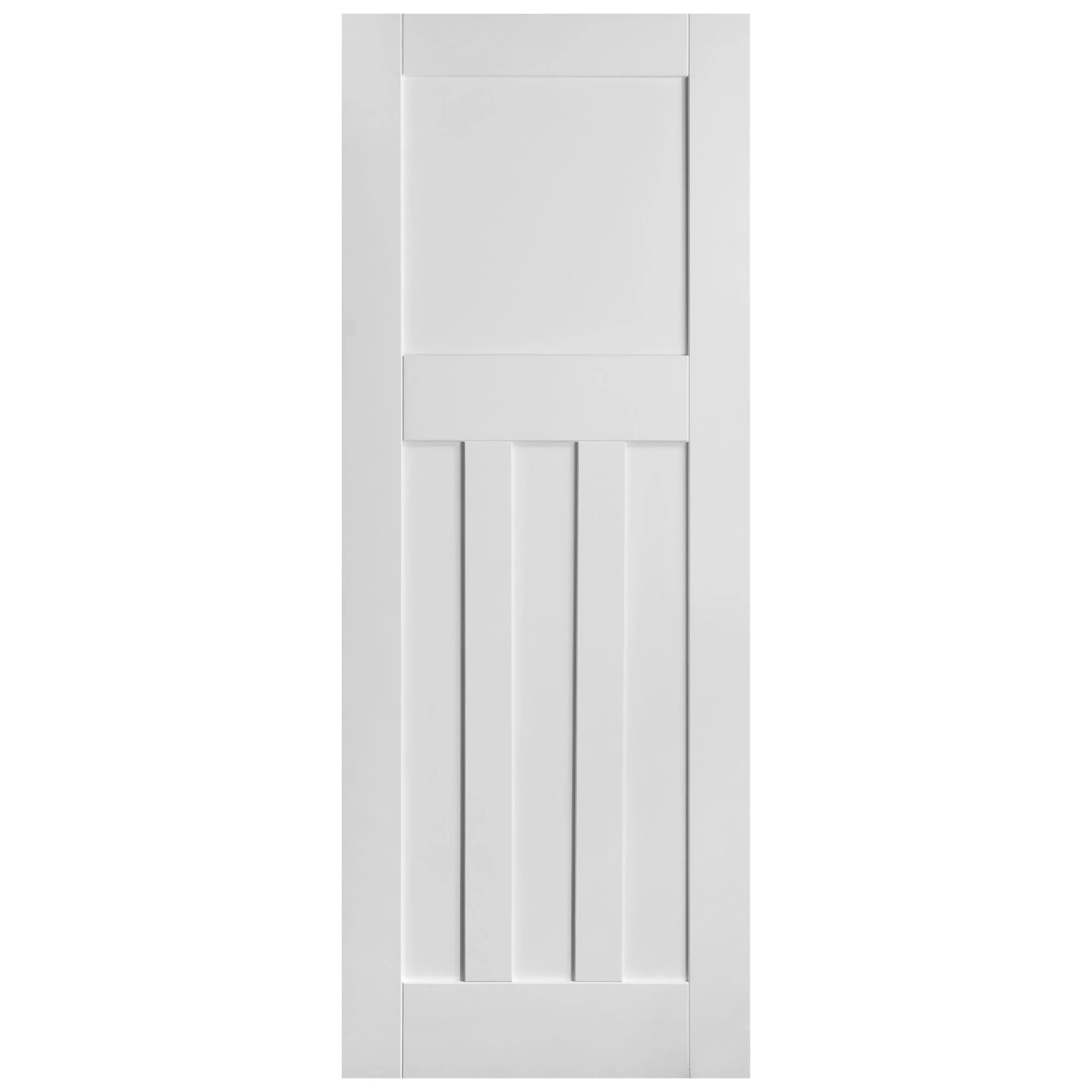 White Internal Primed 1930's DX 4 Panel Made-to-Measure Door - Image 3
