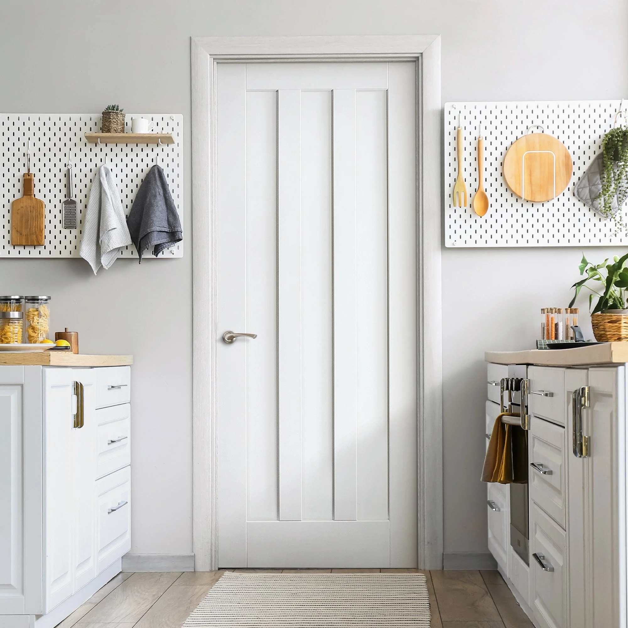 White Internal Primed Ashton 3 Panel Made-to-Measure Door