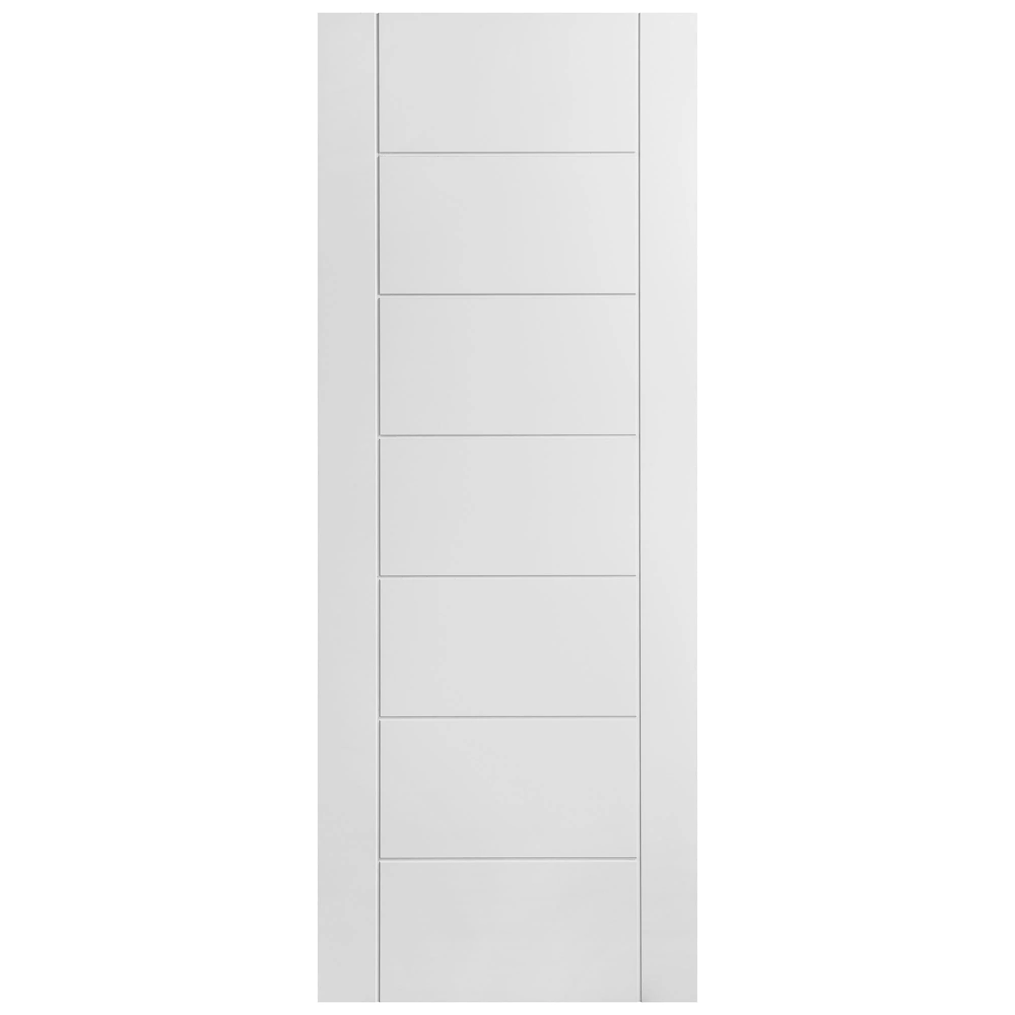 White Internal Primed Pedrena 7 Panel Made-to-Measure Door - Image 3