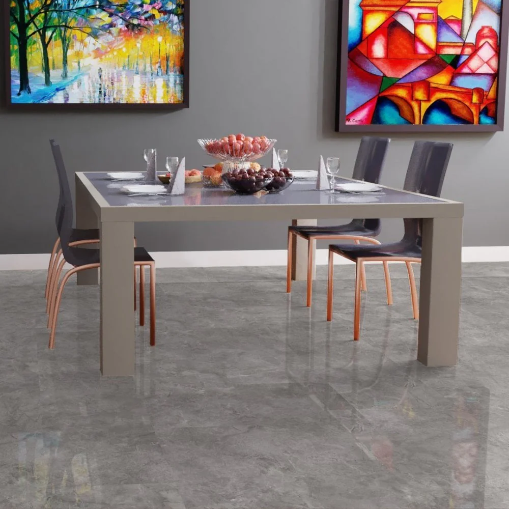 Agios Cinzento - Lustre Stone 8mm High Gloss Laminate Flooring - Image 6