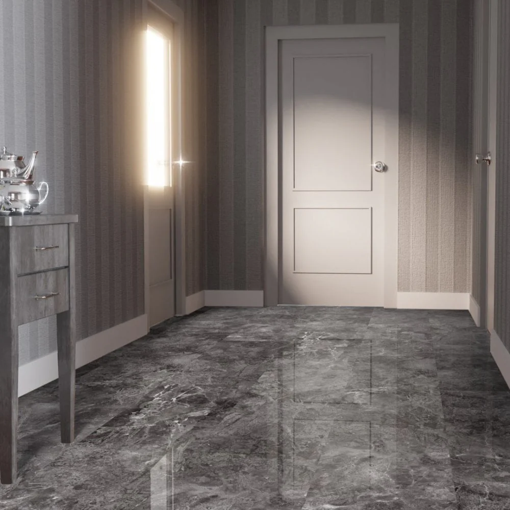 Agios Scuro - Lustre Stone 8mm High Gloss Laminate Flooring - Image 4