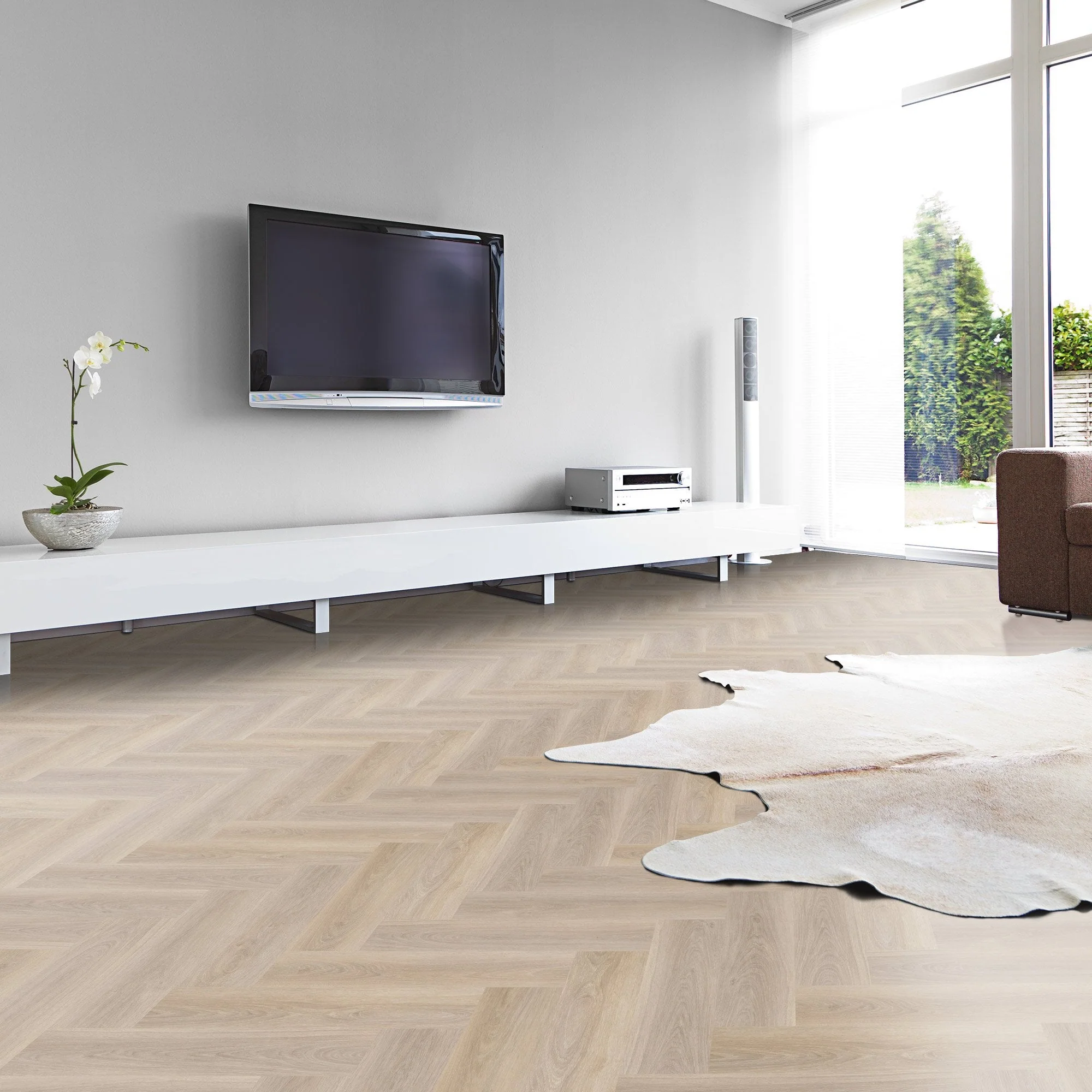 Lakeside Oak - Lifestyle SPC Herringbone 5.5mm Rigid Core Vinyl Flooring