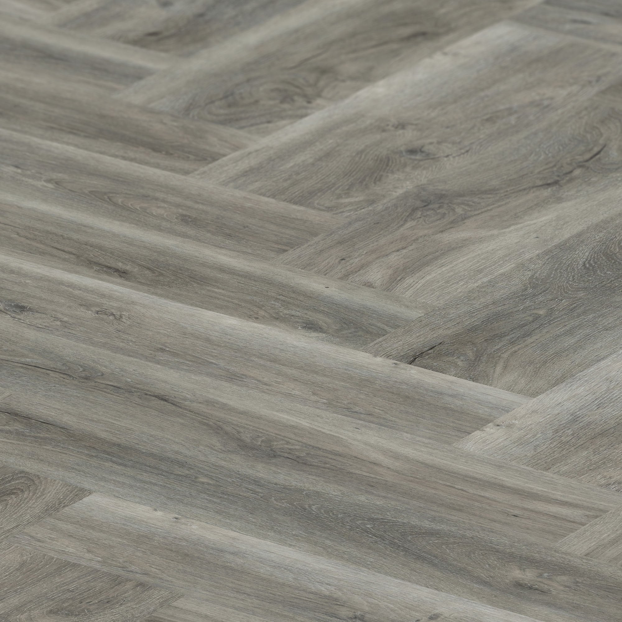 Signature Grey - Lifestyle SPC Herringbone 5.5mm Rigid Core Vinyl Flooring - Image 3