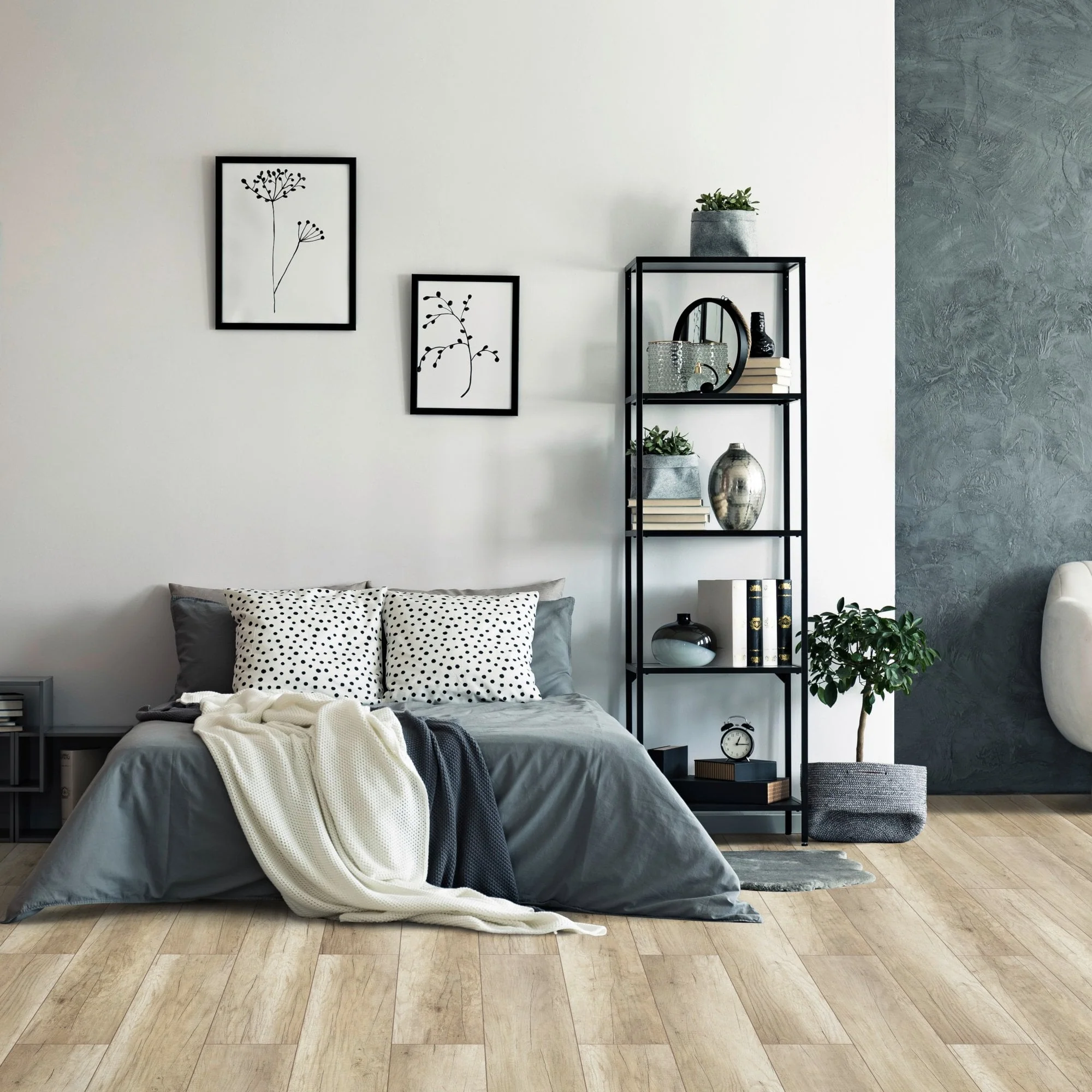 Soft Brown Oak - Ocean Water-Resistant 8mm Laminate Flooring - Image 4
