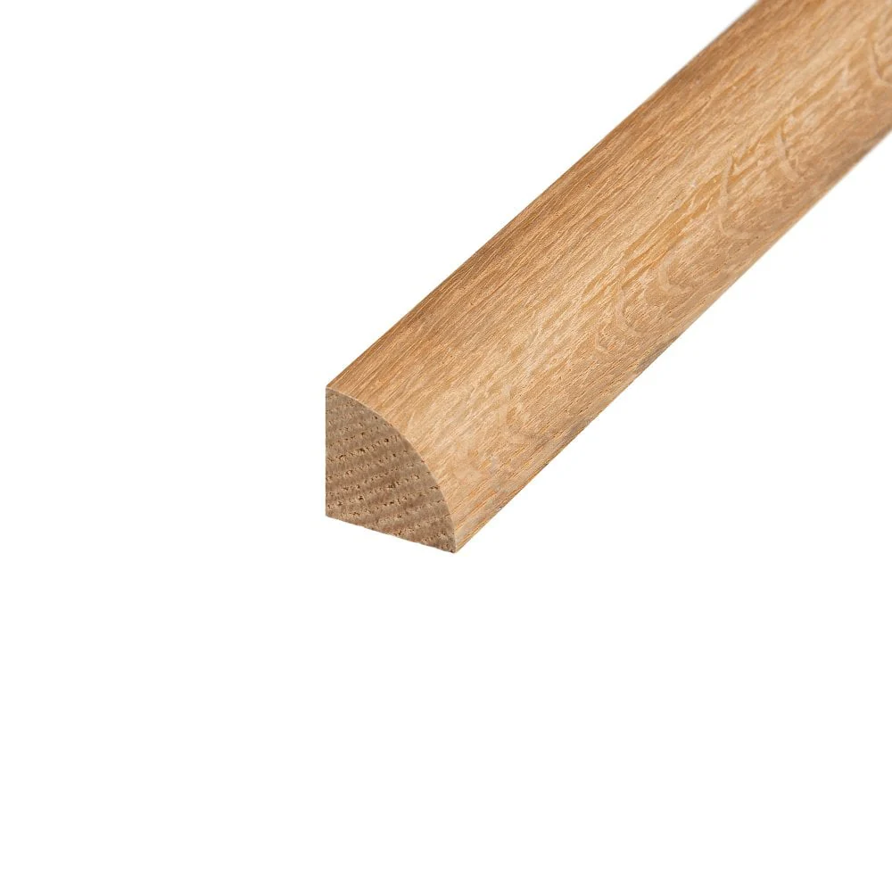 Solid American Red Oak - Wide 2.1m Unfinished Quadrant Beading