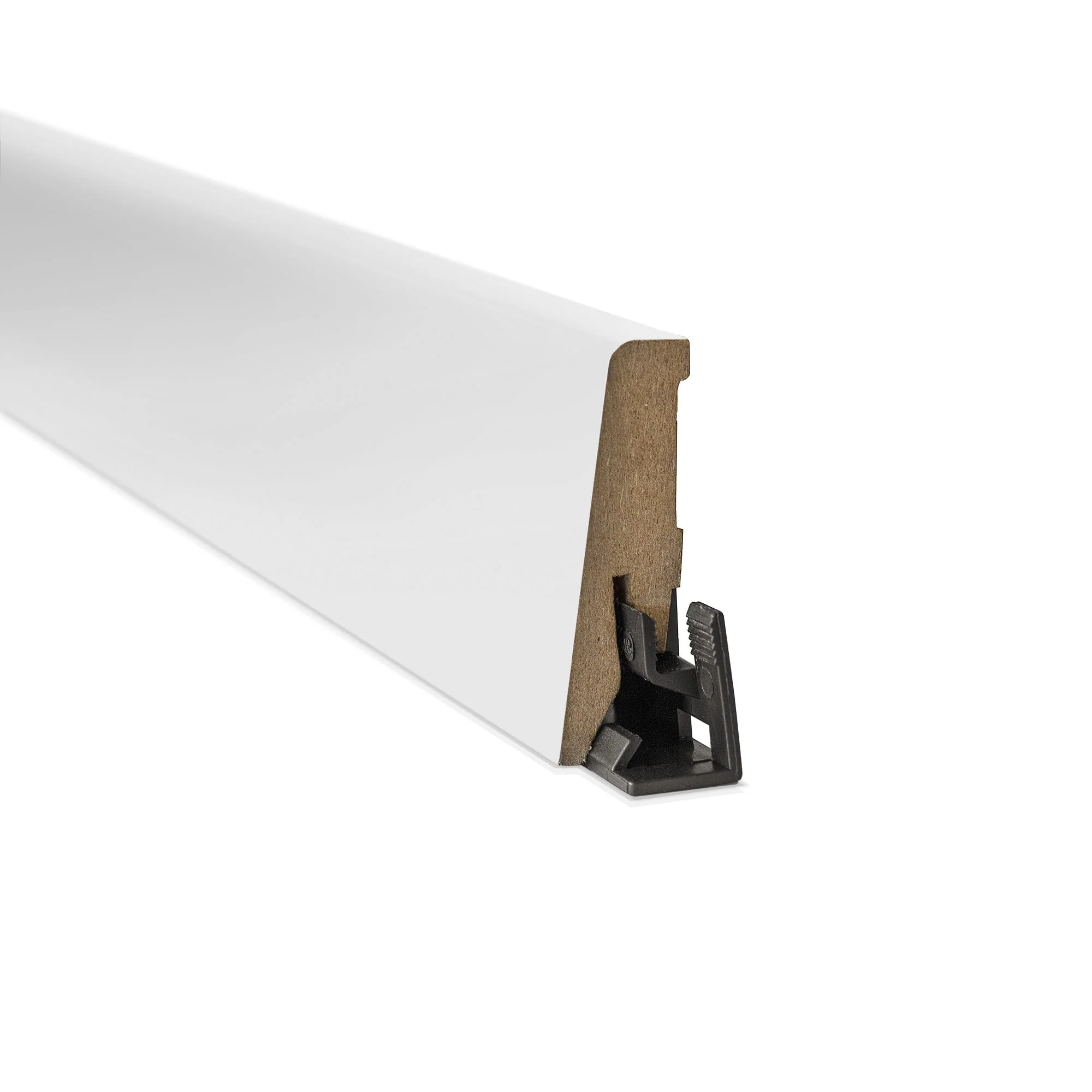 White - 2.4m High Gloss Skirting Board