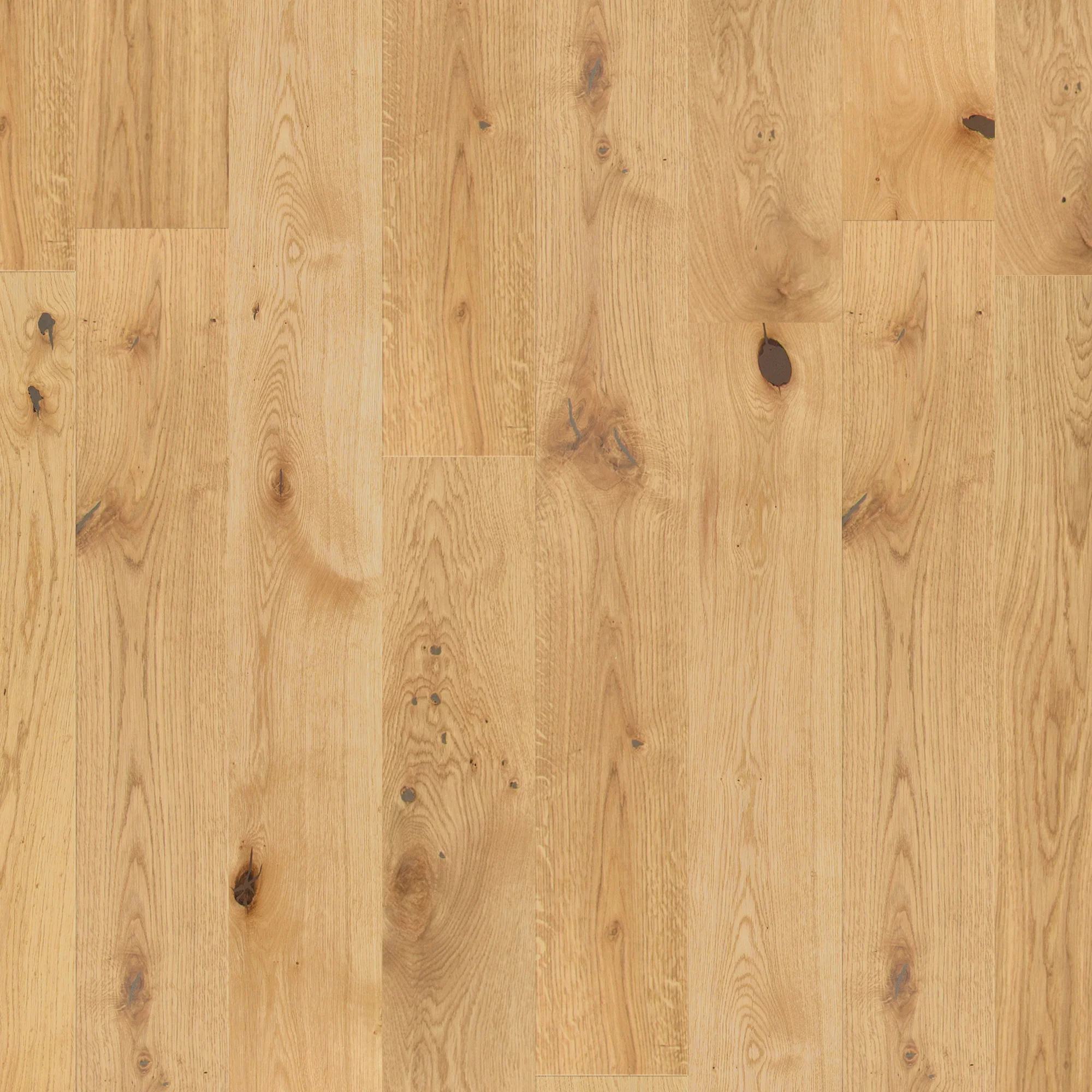 Natural Oak - 14mm Light Brushed 5G Click Engineered Real Wood Flooring - Image 2