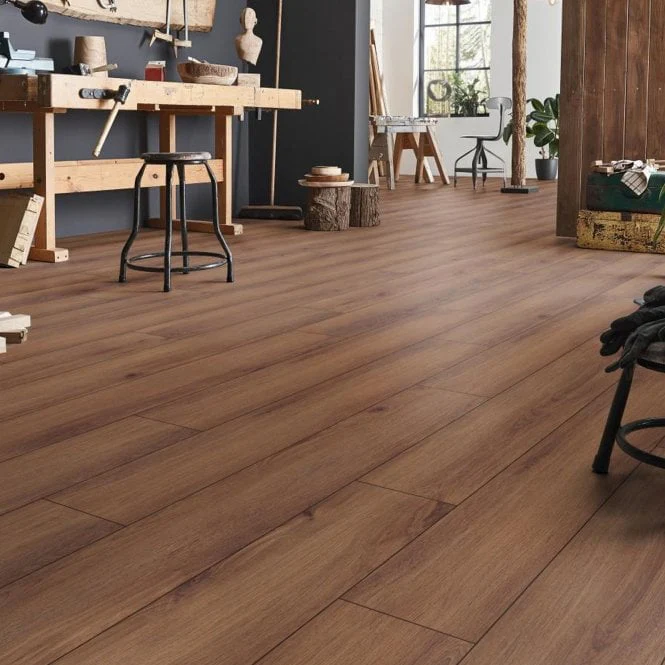 Norfolk Oak Coffee - Robusto Villa 12mm Waterproof Laminate Flooring