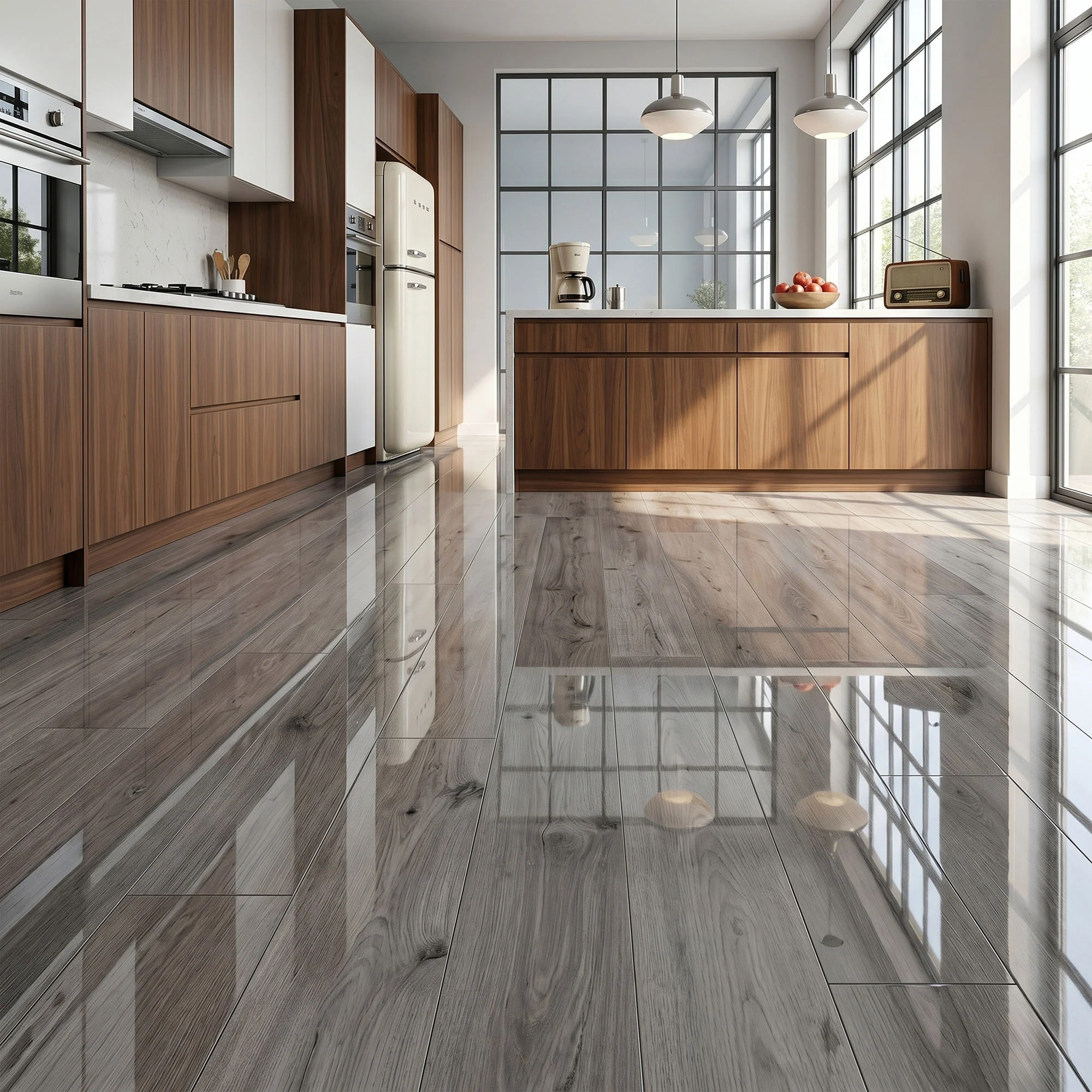 Oak Uptown - Aqua Pro 8mm High Gloss Laminate Flooring - Image 3