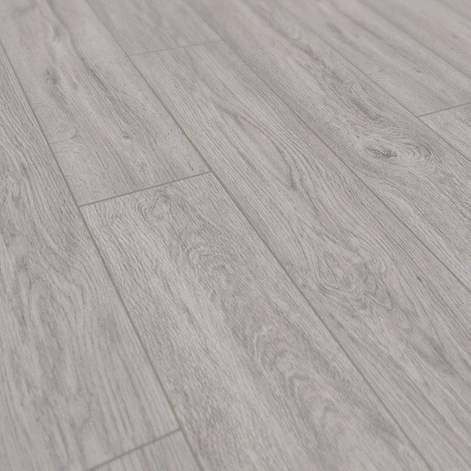 Premium Oak Grey - Robusto Villa 12mm Waterproof Laminate Flooring - Image 4